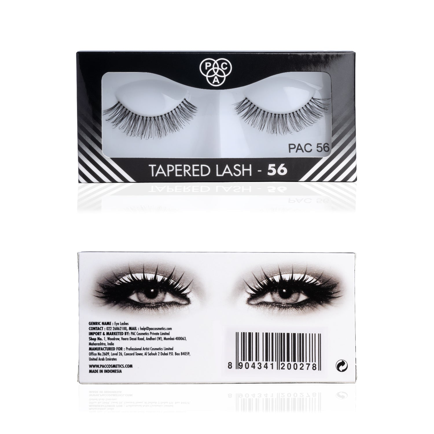 PAC Cosmetics Tapered Lash (1 Pair) #Color_56