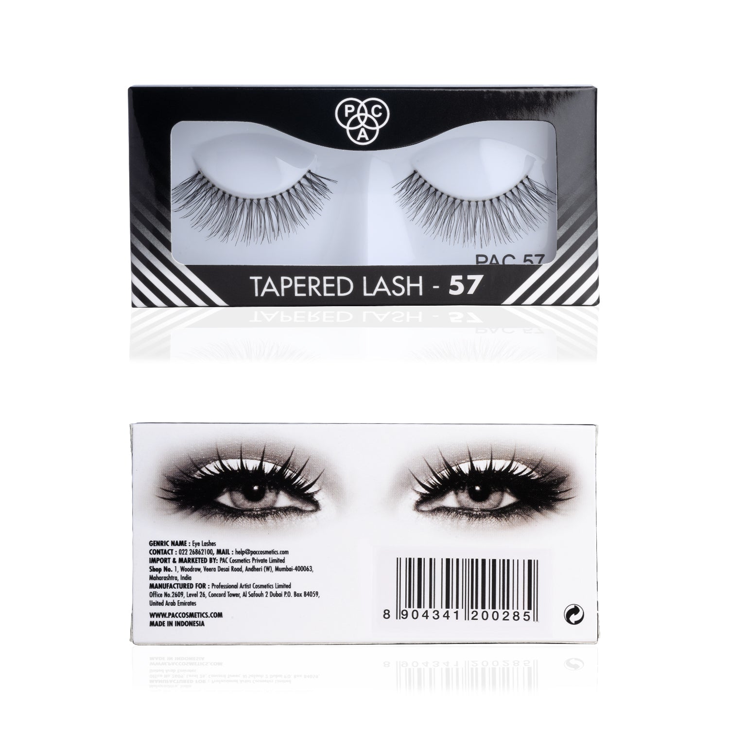 PAC Cosmetics Tapered Lash (1 Pair) #Color_57