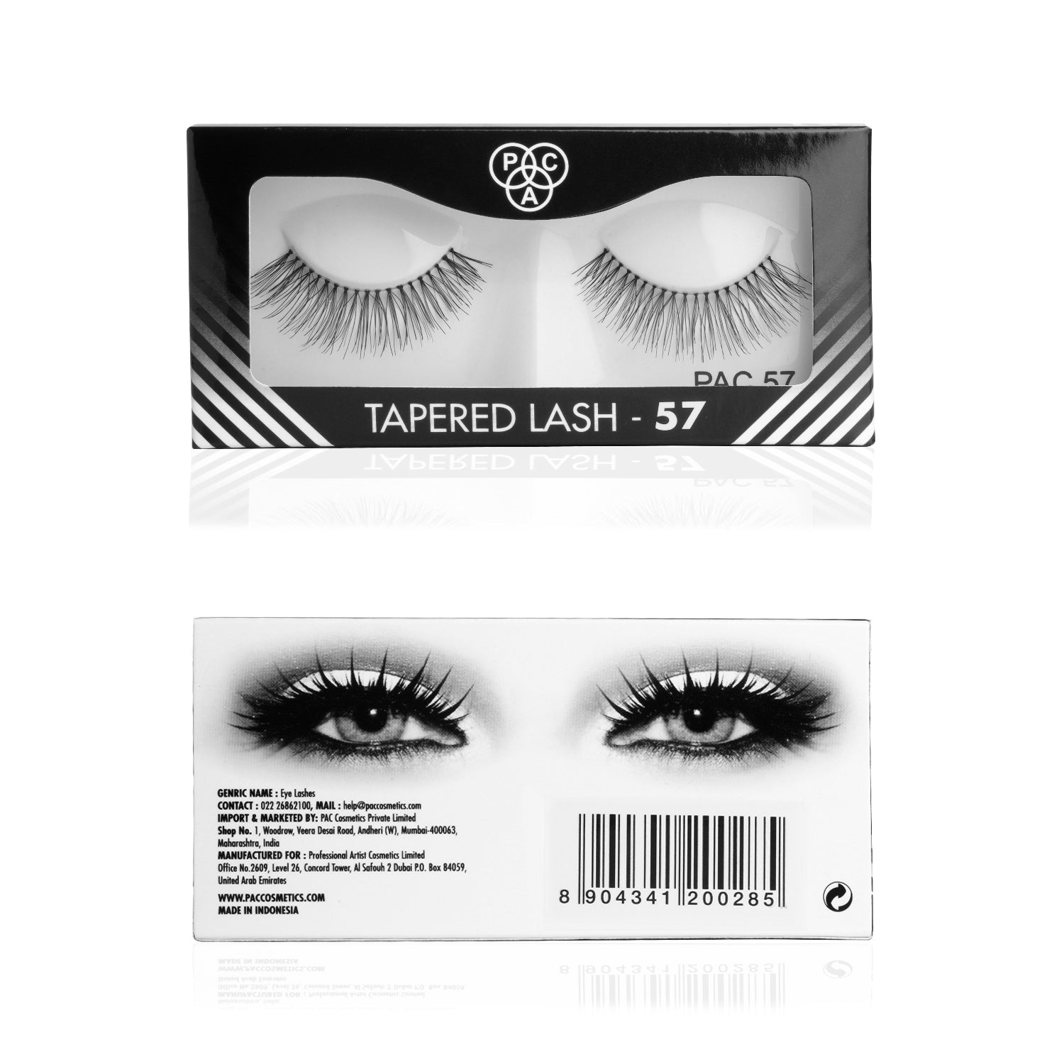 PAC Cosmetics Tapered Lash (1 Pair) #Color_57