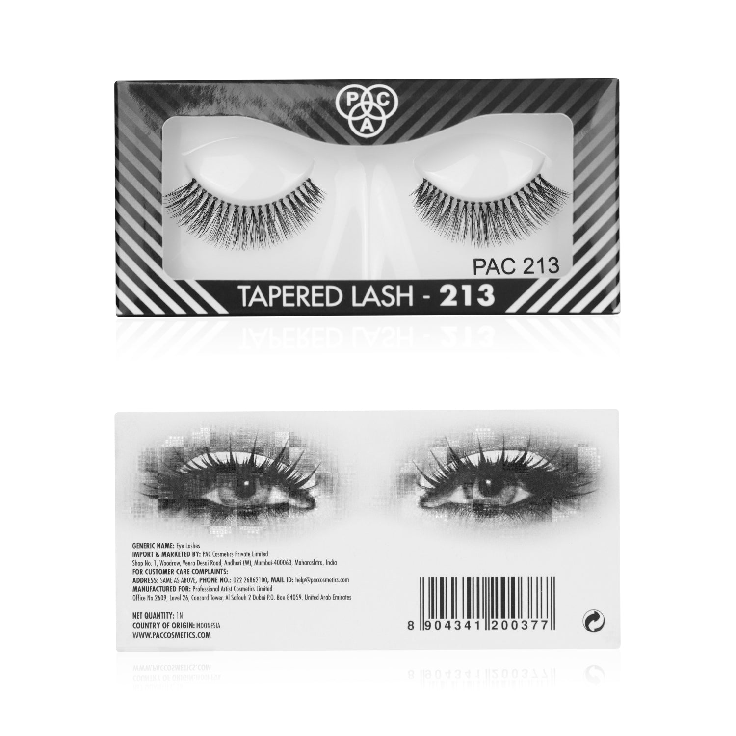 PAC Cosmetics Tapered Lash (1 Pair) #Color_213