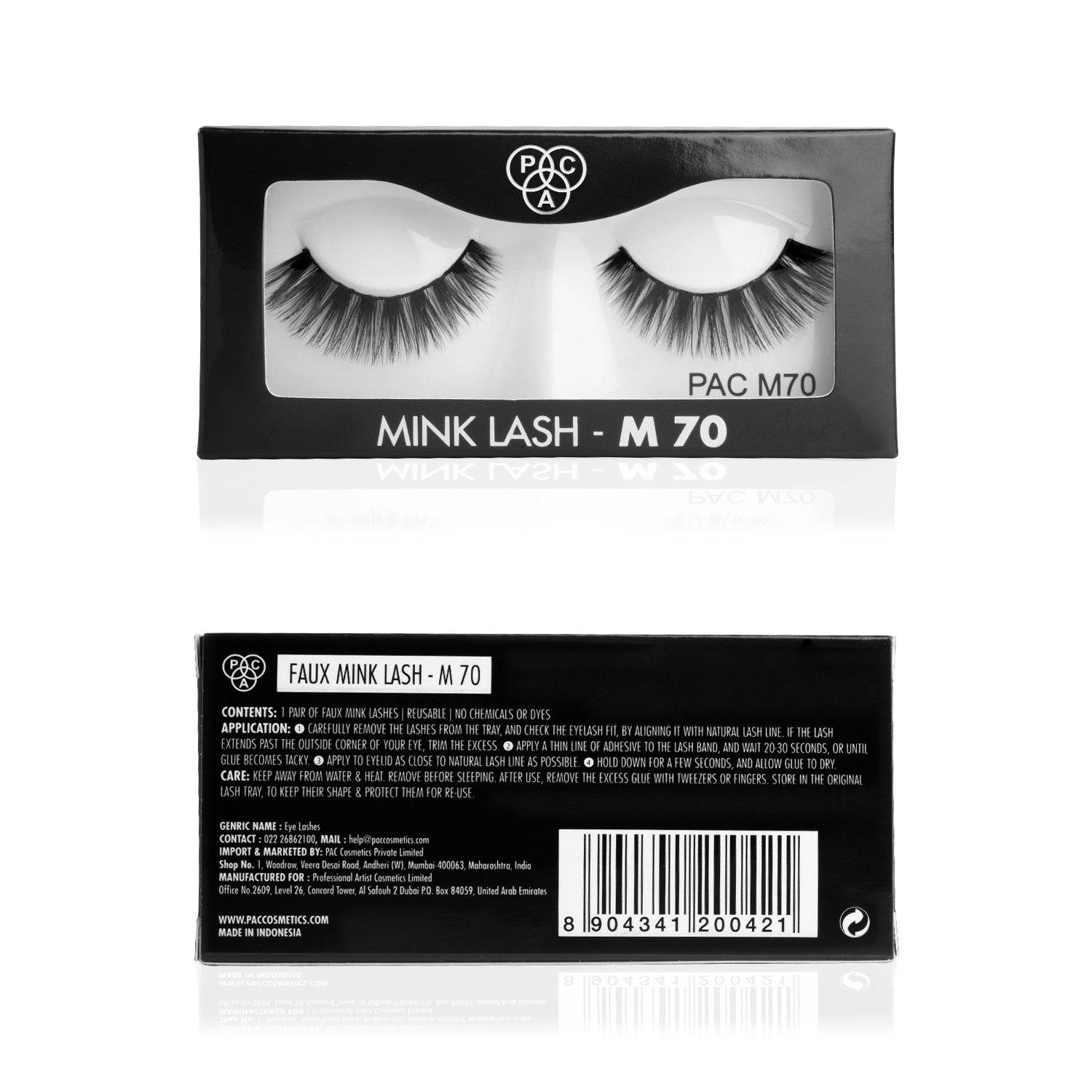 PAC Cosmetics Faux Mink Lash (1 Pair) #Color_M70