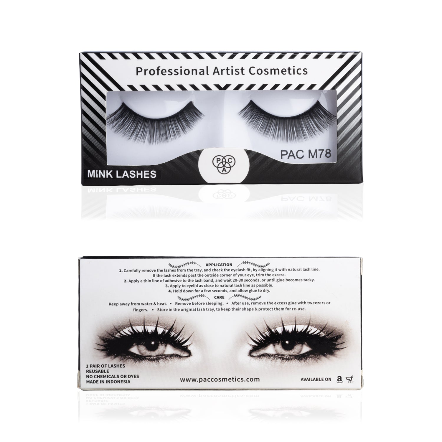 PAC Cosmetics Faux Mink Lash (1 Pair) #Color_M78