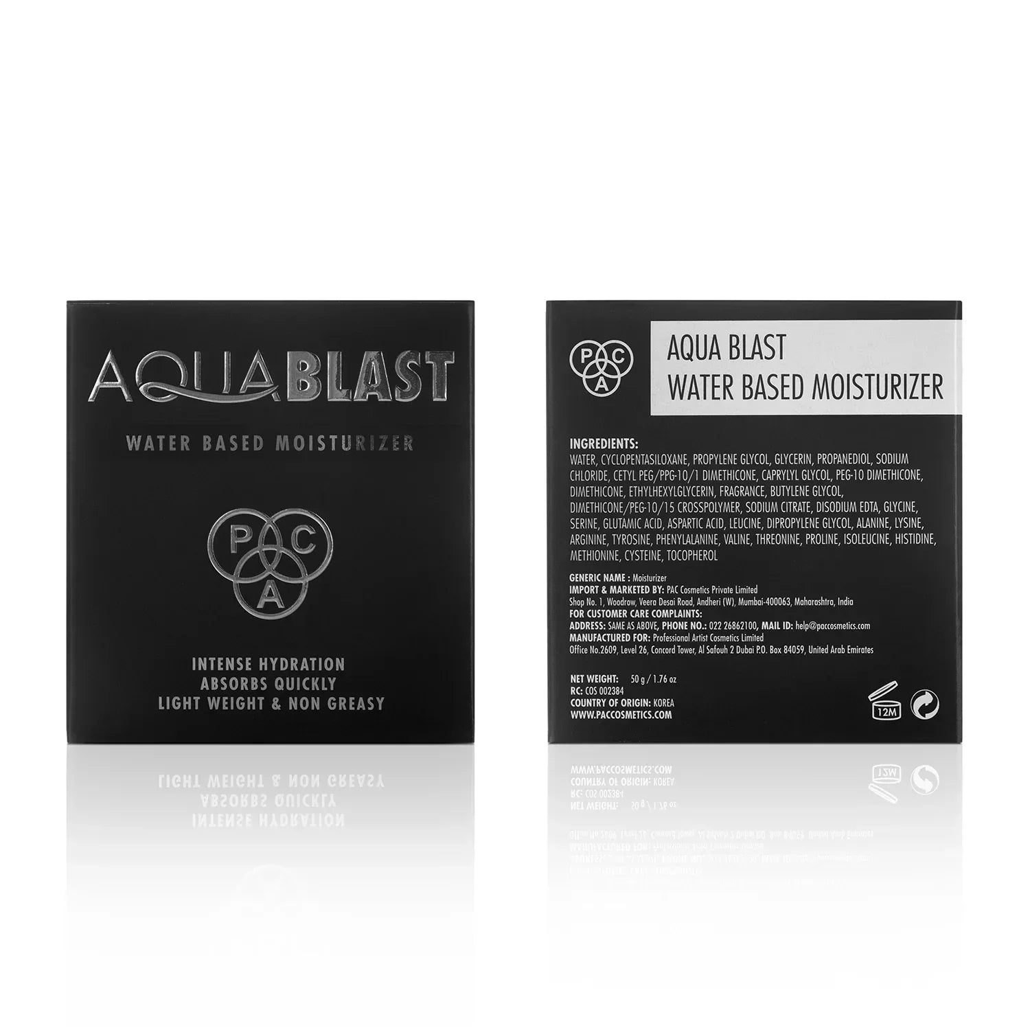 PAC Cosmetics Aqua Blast Water Based Moisturizer #Size_50 gm