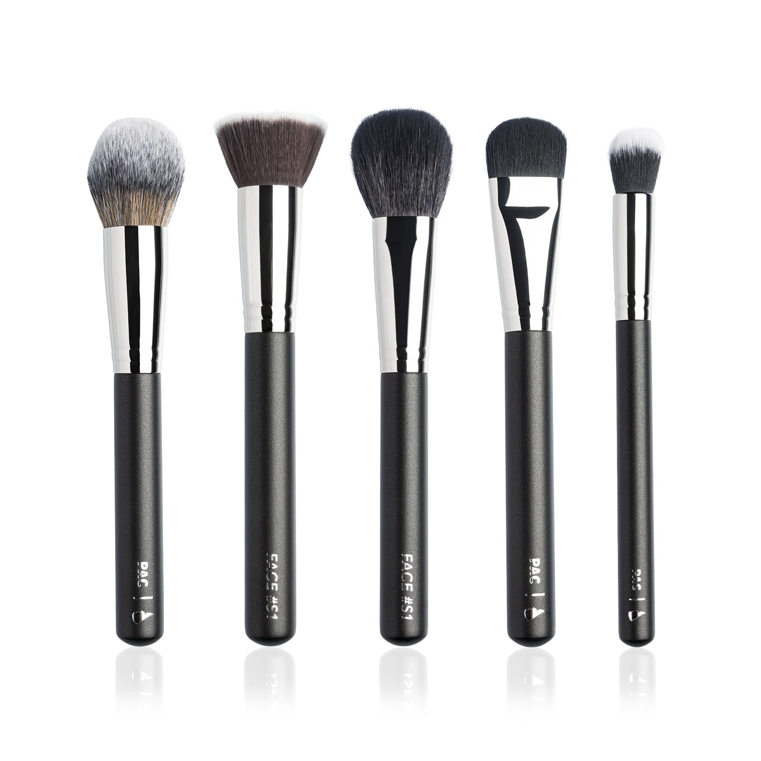 PAC Cosmetics Face Series (5 Brushes )