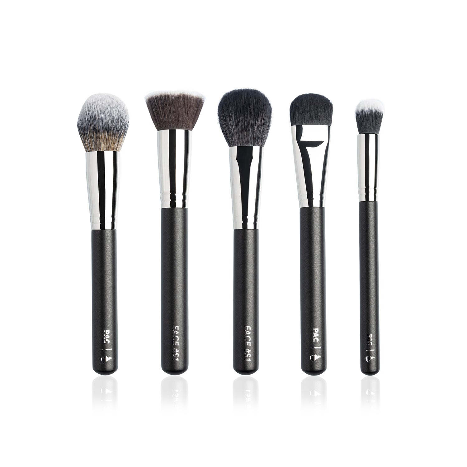 Pac Cosmetics Face Series (5 Brushes )
