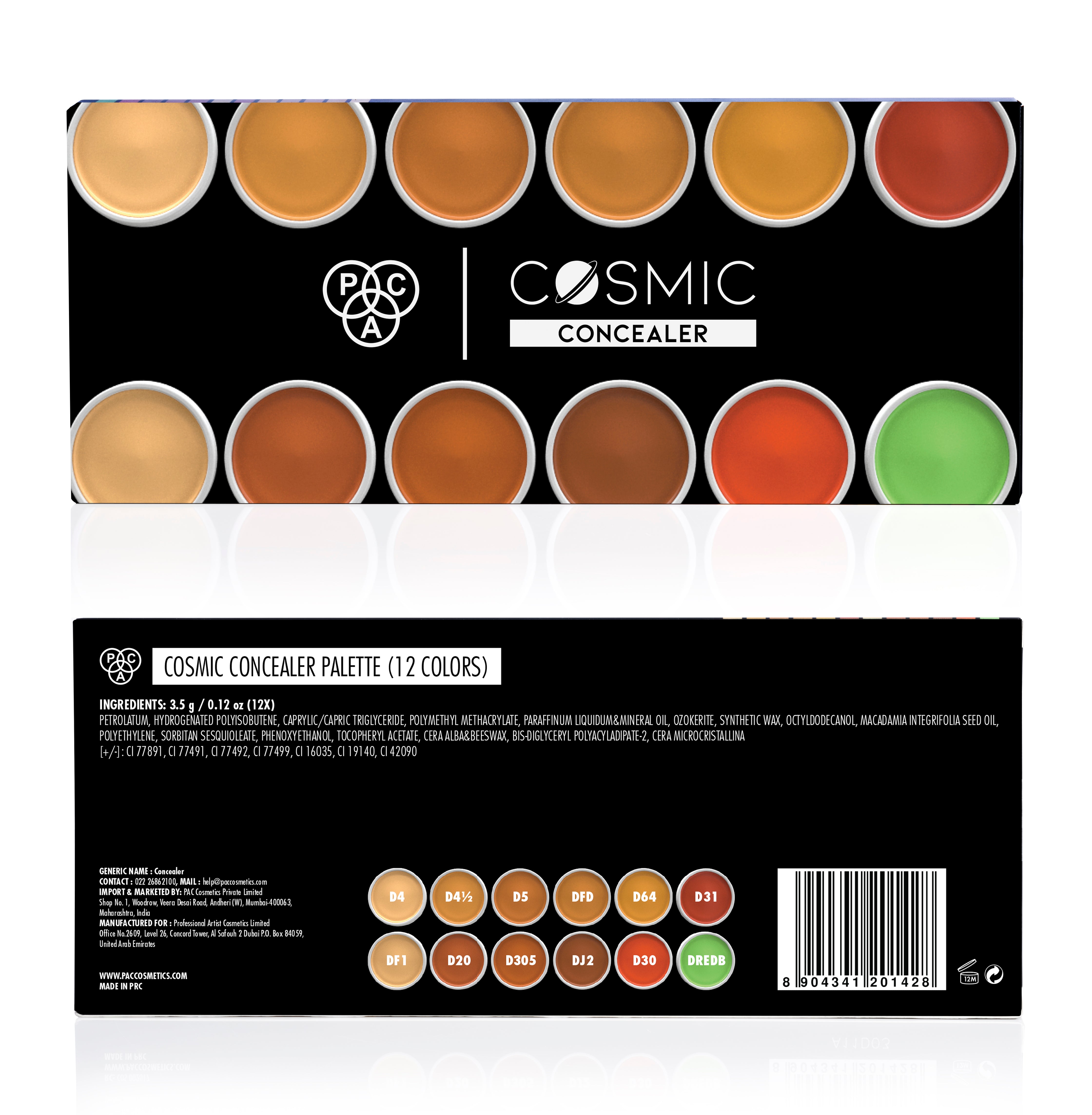 PAC Cosmetics Cosmic Concealer X12 (3.5 gm)
