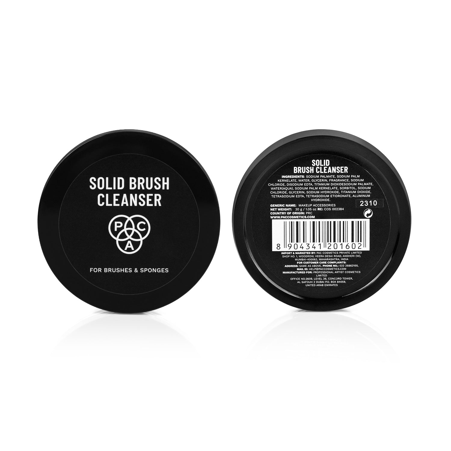 PAC Cosmetics Solid Brush Cleanser (31.2 gm)
