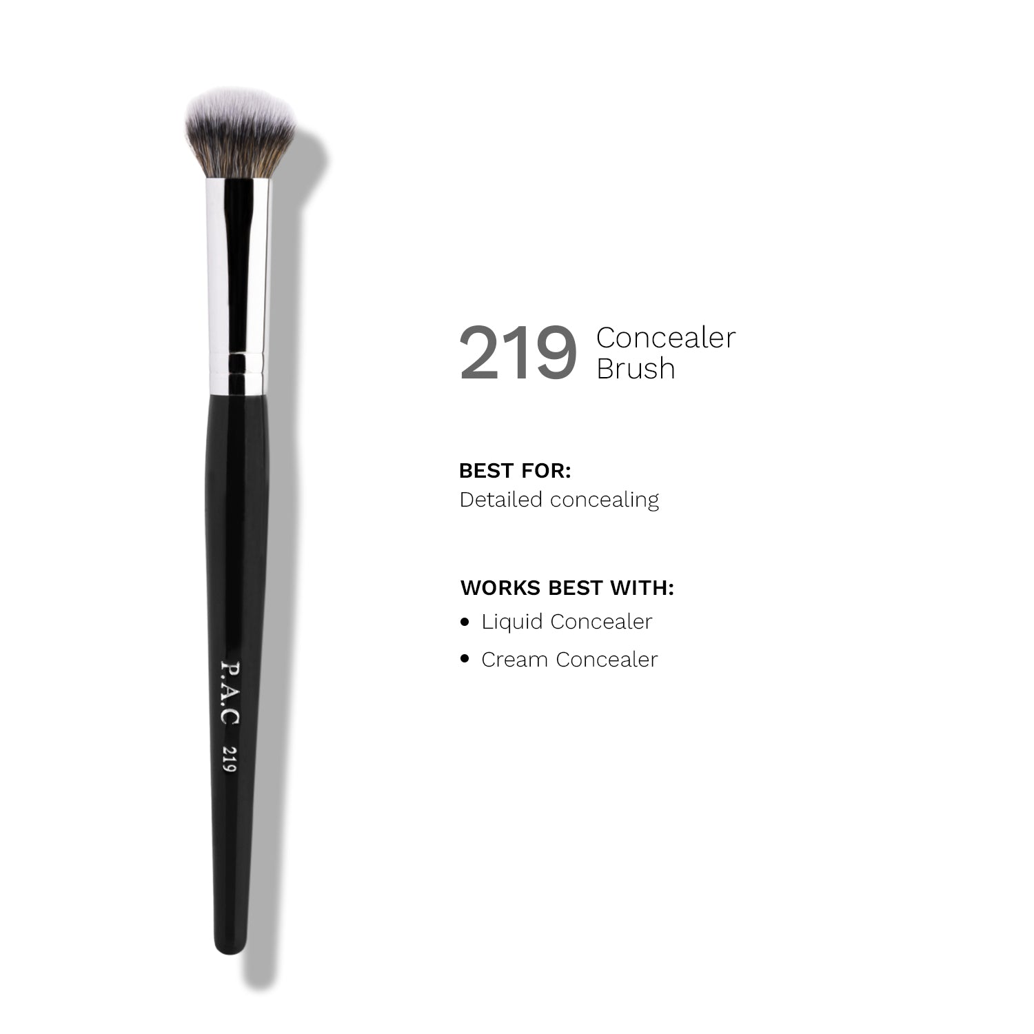 PAC Cosmetics Concealer Brush 219