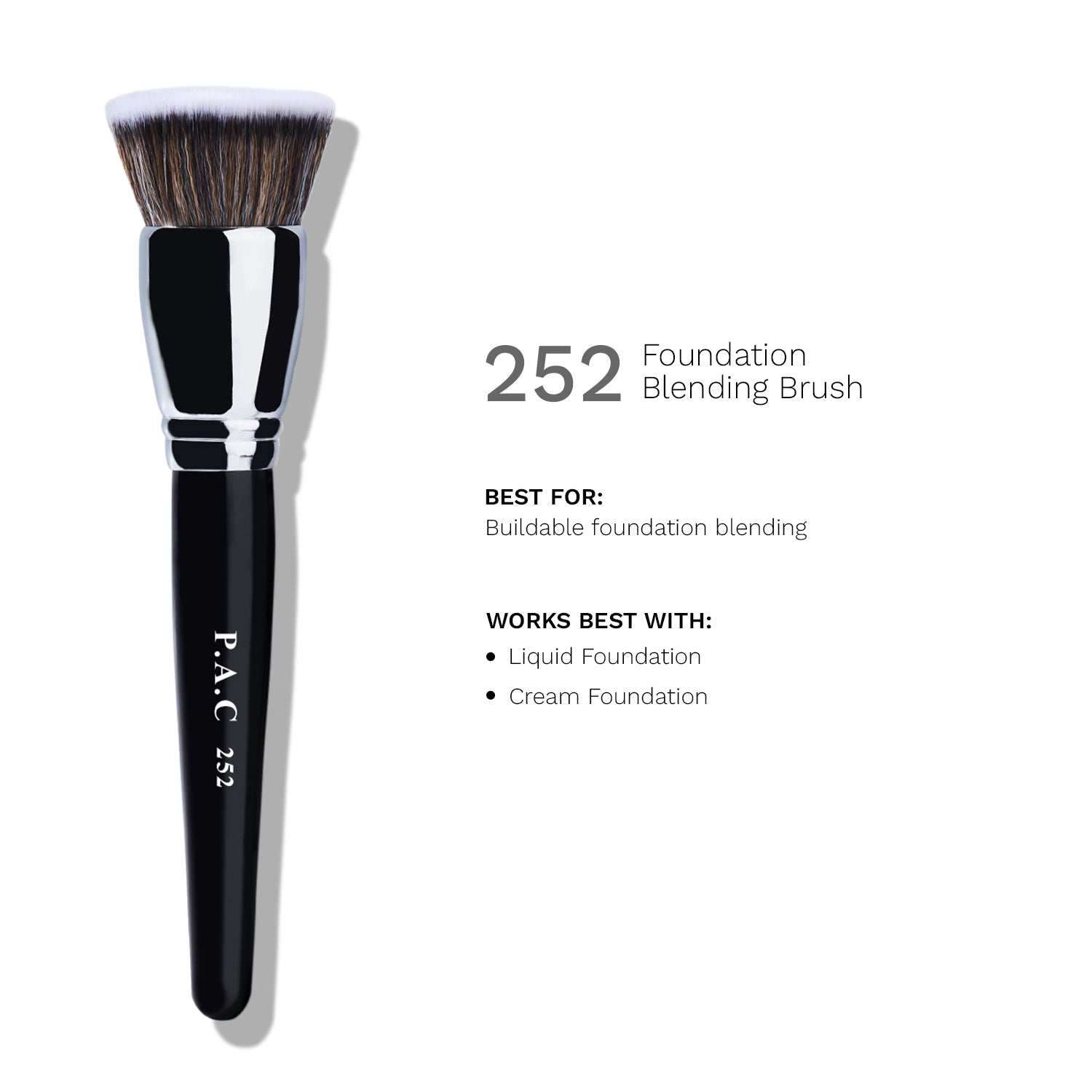 PAC Cosmetics Foundation Blending Brush 252