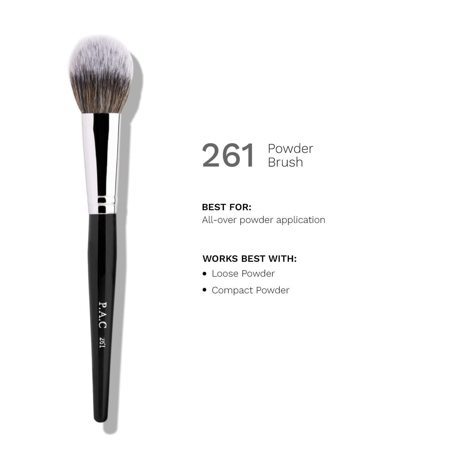 PAC Cosmetics Powder Brush 261
