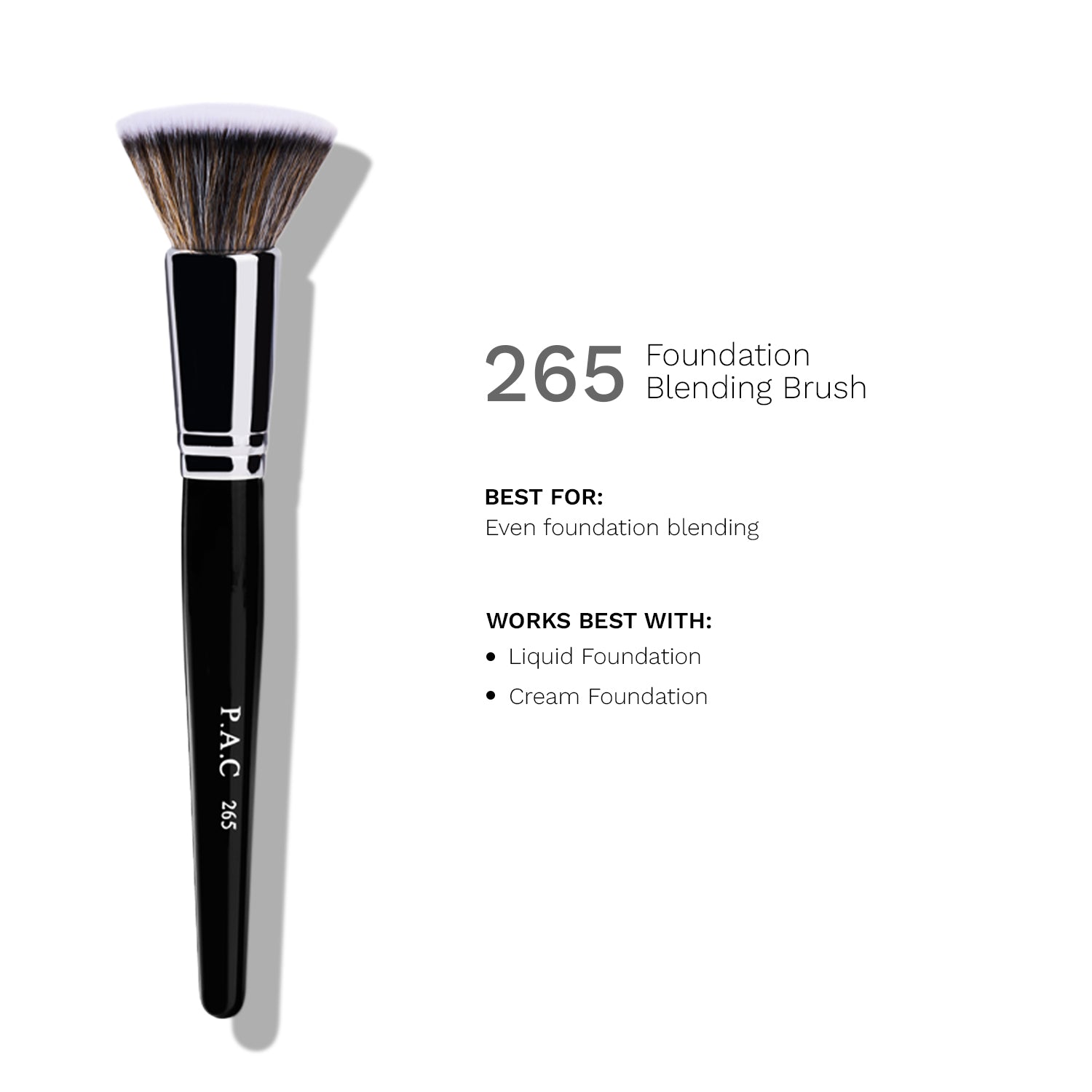 PAC Cosmetics Foundation Blending Brush 265