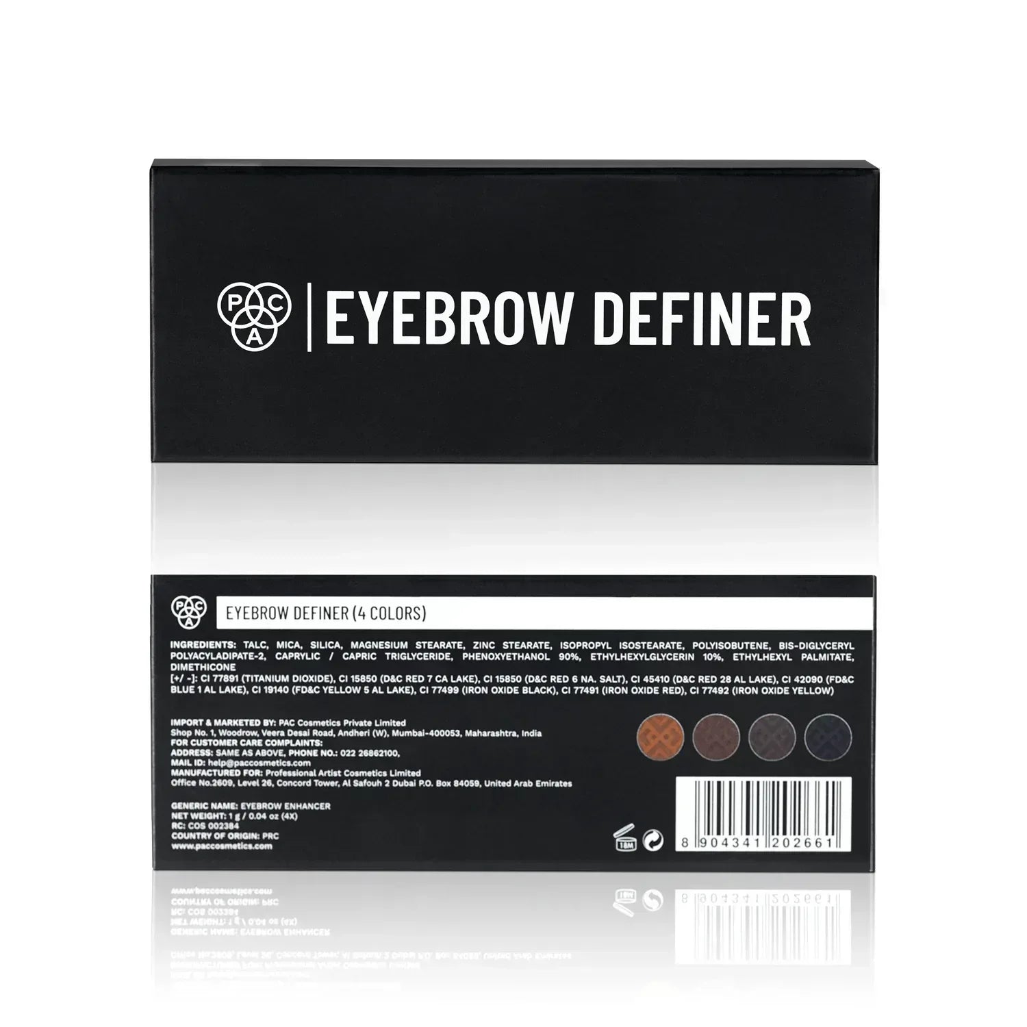 PAC Cosmetics Eyebrow Definer (4 Colors) (1 gm)