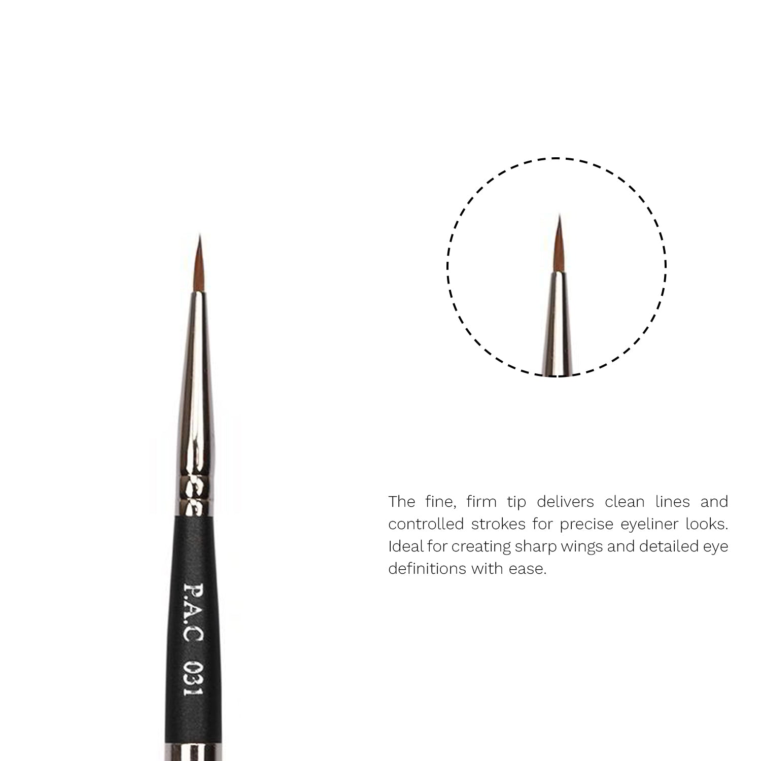 PAC Cosmetics Eyeliner Brush 031