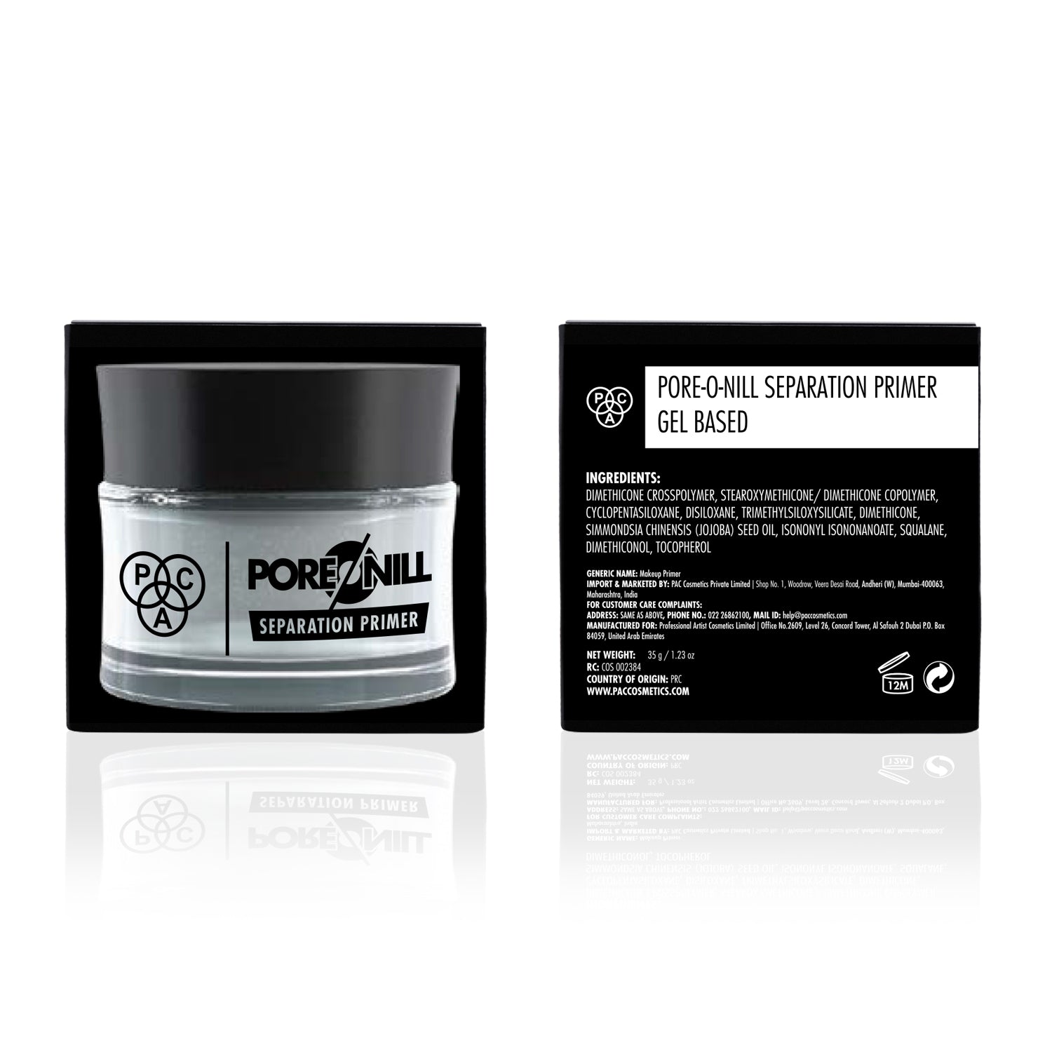 PAC Cosmetics Pore-O-Nill Separation Primer (35 gm) (Gel Based)