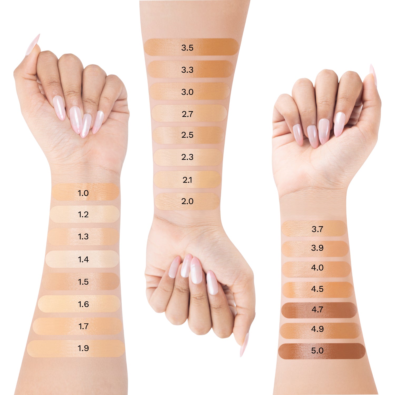 PAC Cosmetics Studio HD Liquid Foundation (28 ml) #Color_3.5
