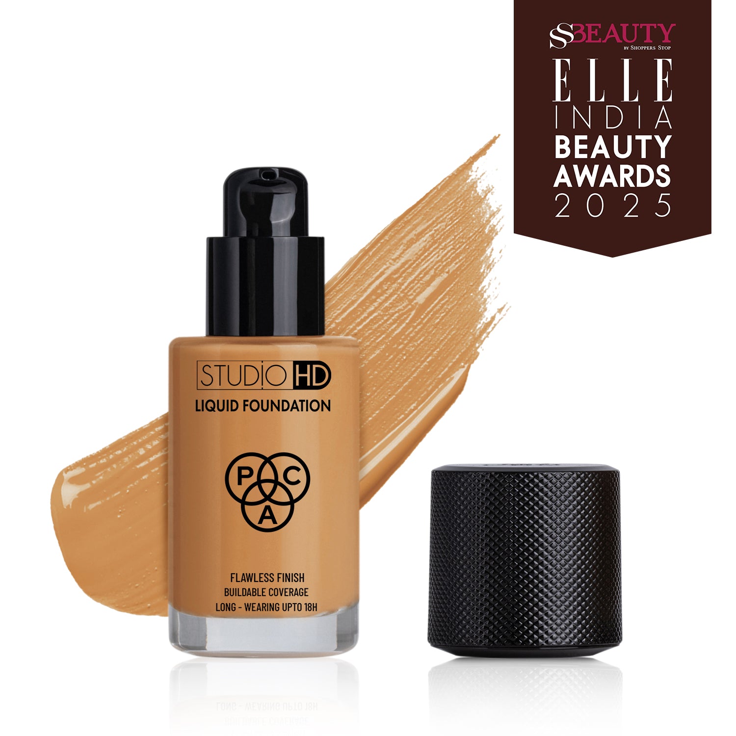 PAC Cosmetics Studio HD Liquid Foundation (28 ml) #Color_4.5