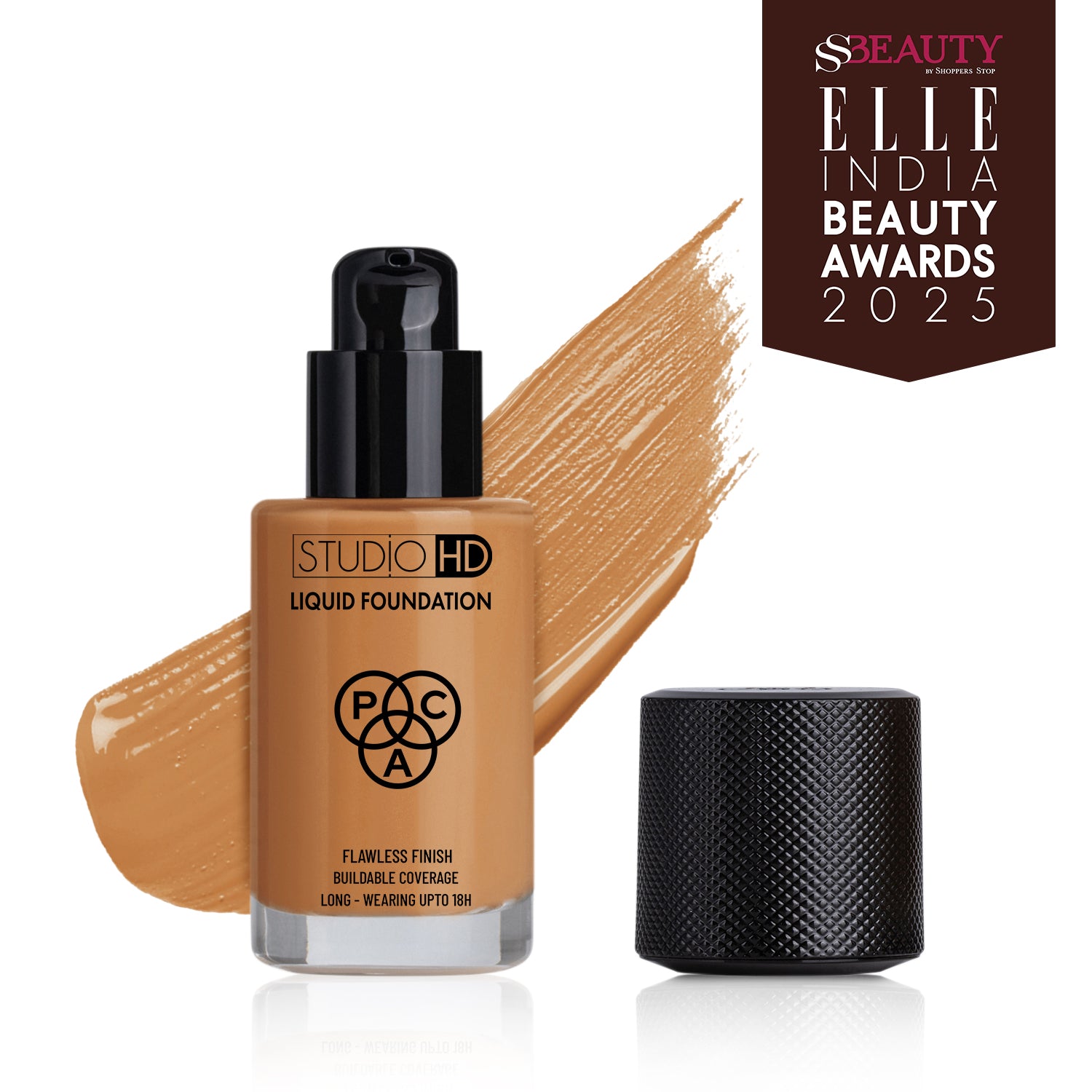 PAC Cosmetics Studio HD Liquid Foundation (28 ml) #Color_3.7