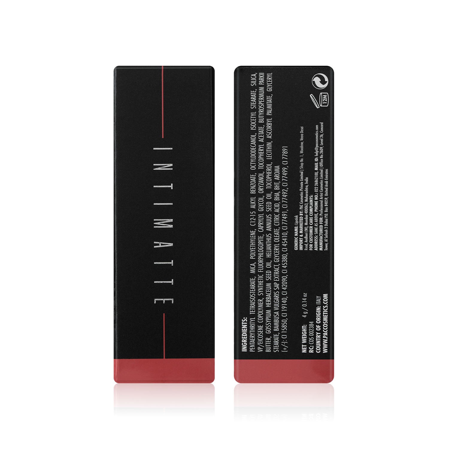 PAC Cosmetics Intimatte Lipstick (4g) #Color_All You Need