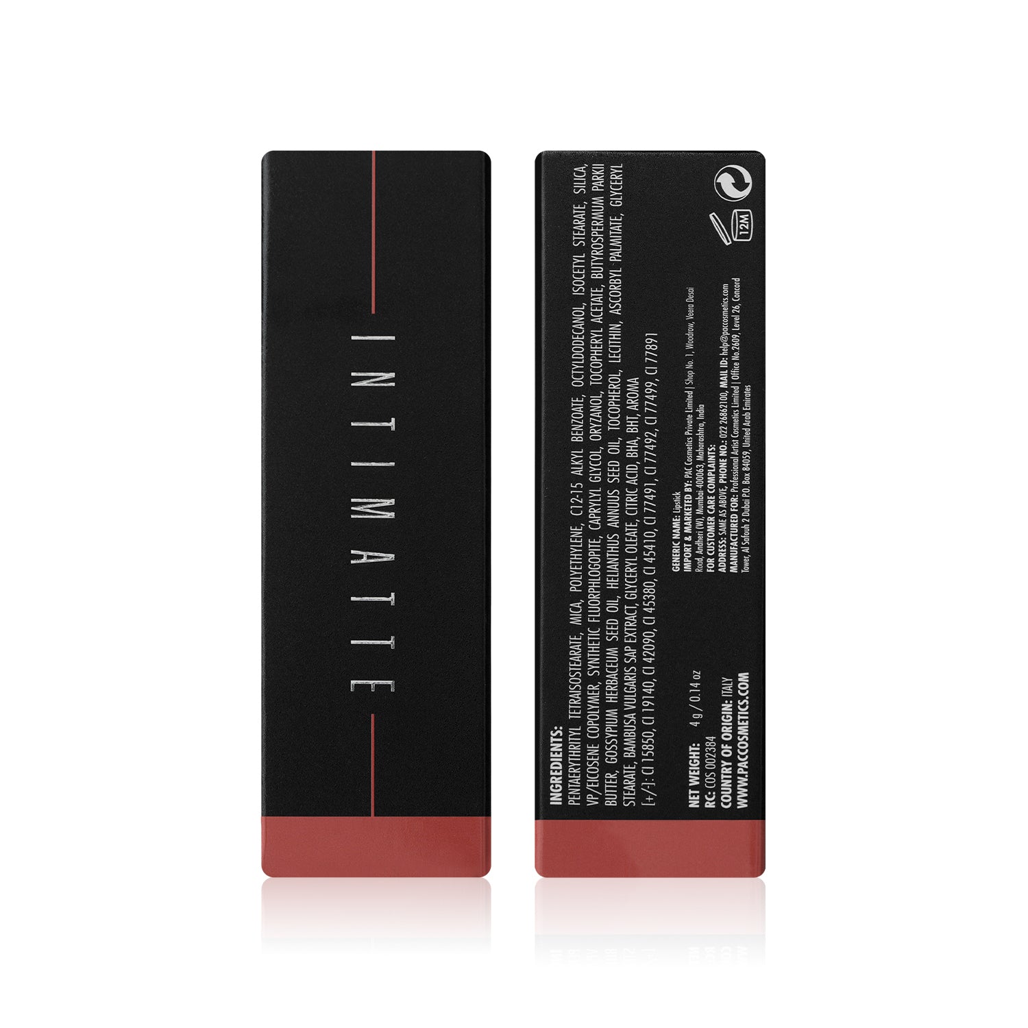 PAC Cosmetics Intimatte Lipstick (4g) #Color_Bloomer