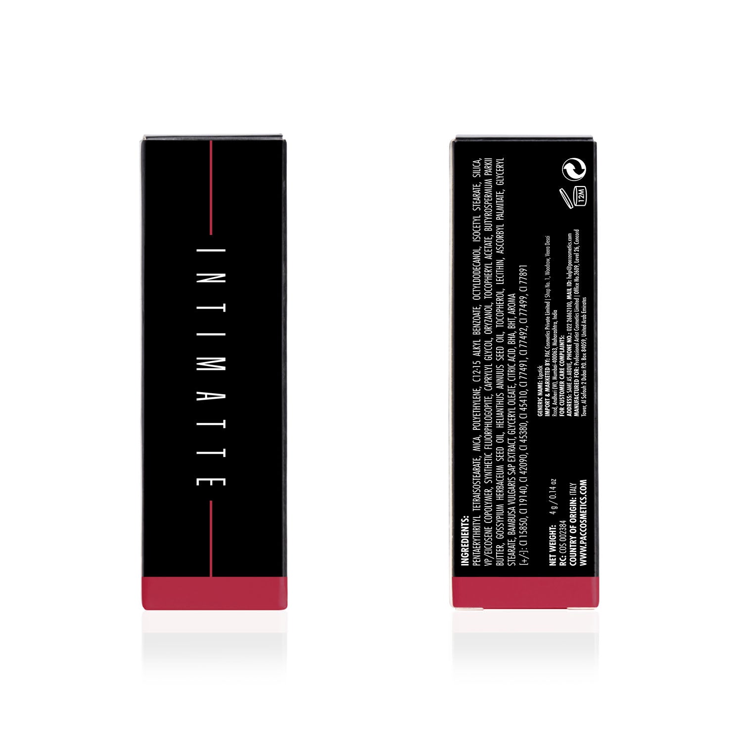 PAC Cosmetics Intimatte Lipstick (4g) #Color_Pinky Promise