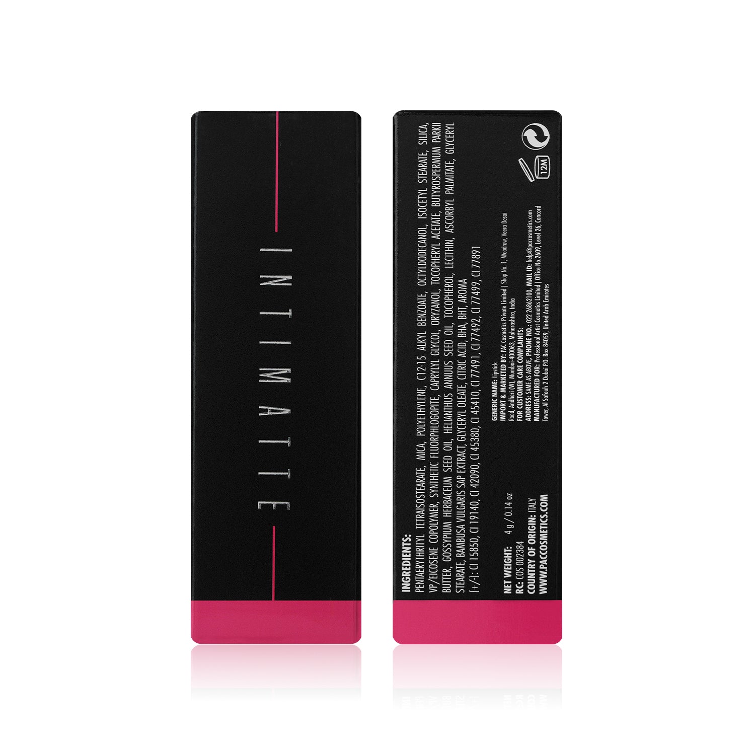 PAC Cosmetics Intimatte Lipstick (4g) #Color_Playground