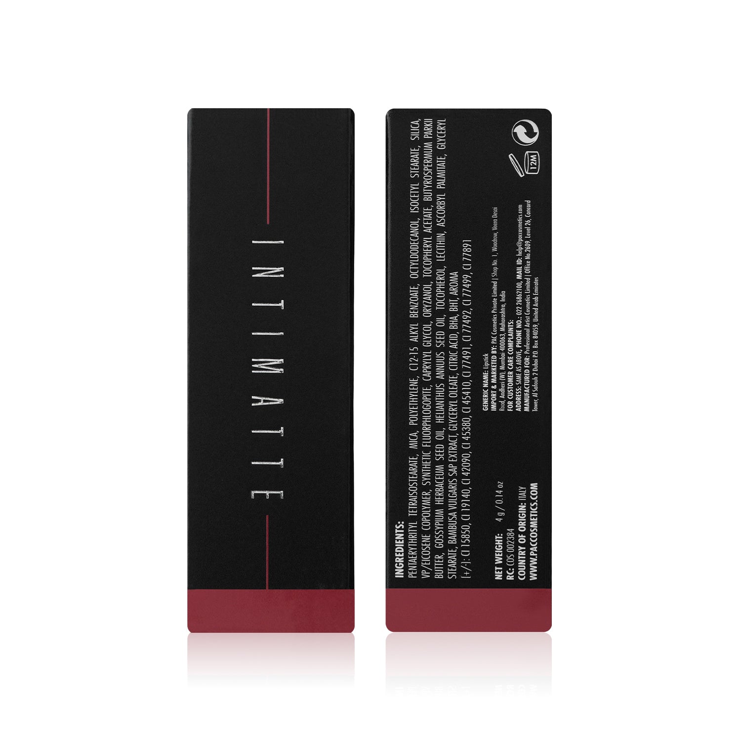 PAC Cosmetics Intimatte Lipstick (4g) #Color_Royale