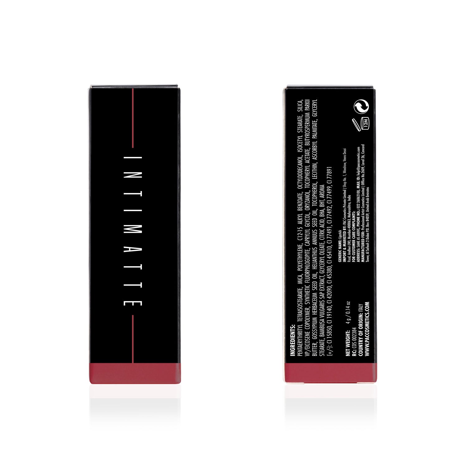 PAC Cosmetics Intimatte Lipstick (4g) #Color_Royale