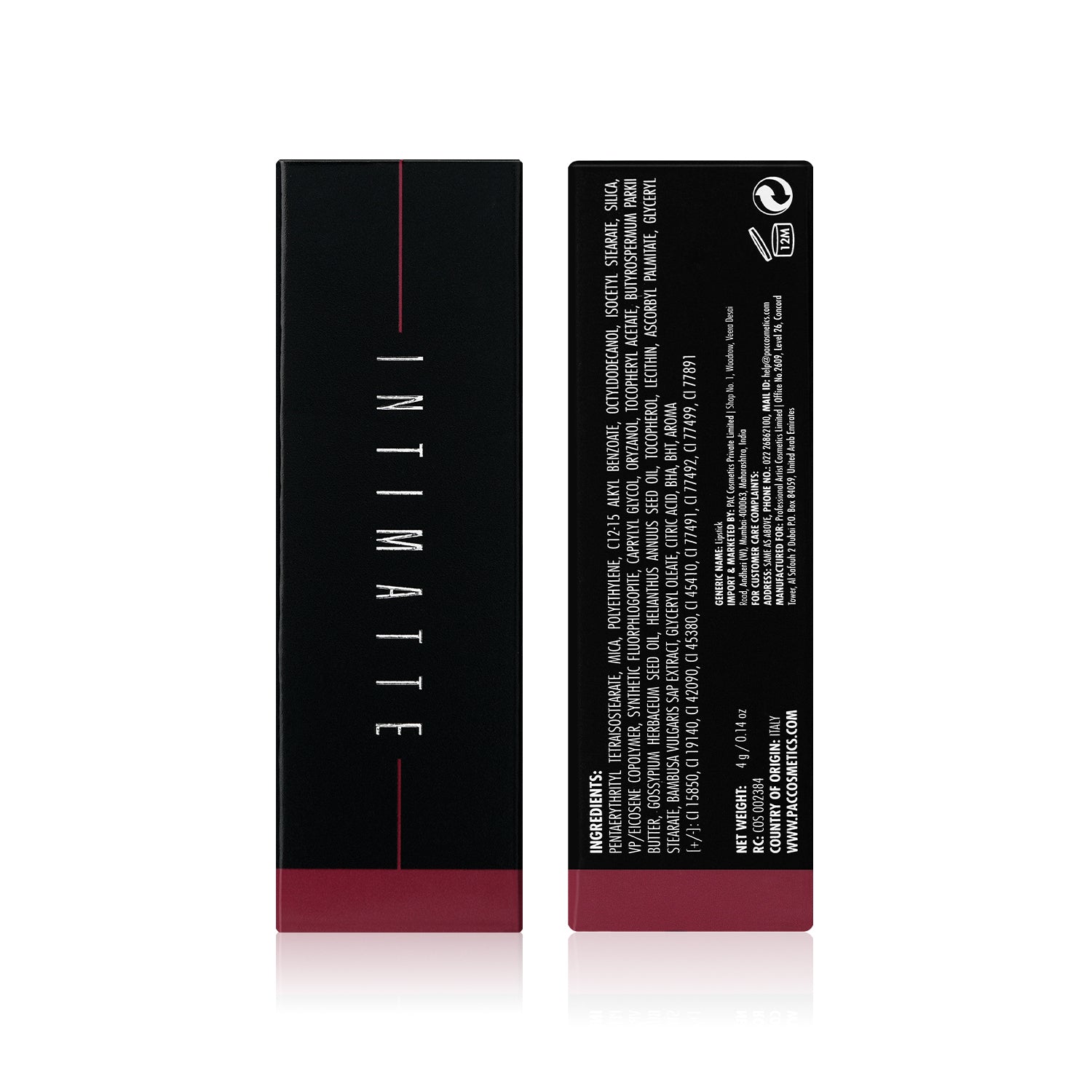 PAC Cosmetics Intimatte Lipstick (4g) #Color_The Only Exception