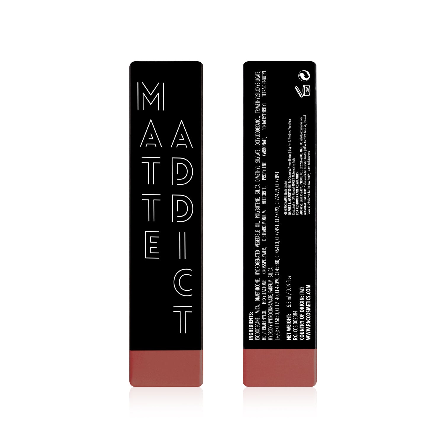 PAC Cosmetics Matte Addict #Size_5.5 ml+#Color_Nude Delight