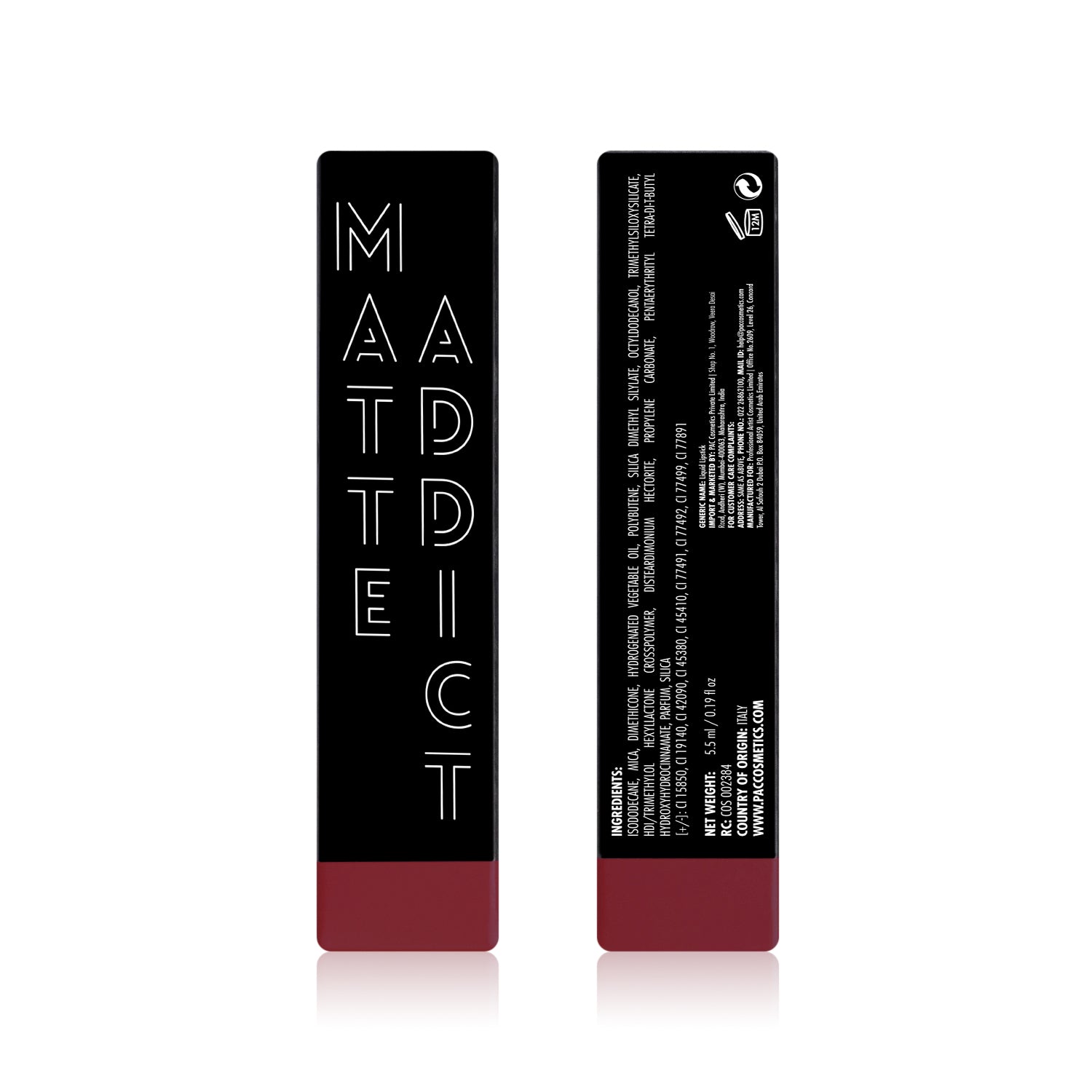 PAC Cosmetics Matte Addict #Size_5.5 ml+#Color_Summer Fling