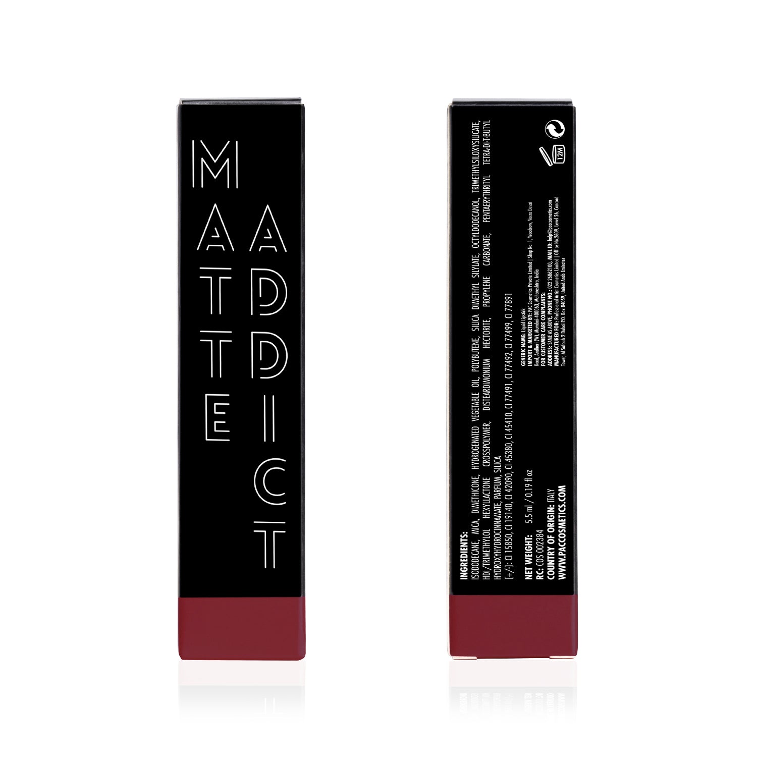 PAC Cosmetics Matte Addict #Size_5.5 ml+#Color_Summer Fling