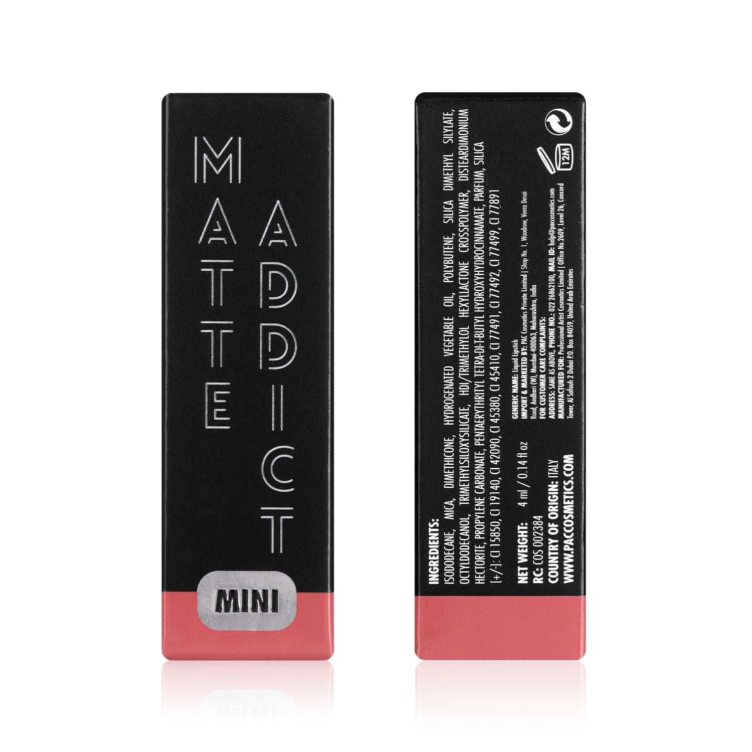 PAC Cosmetics Matte Addict #Size_4 ml+#Color_Capitvating