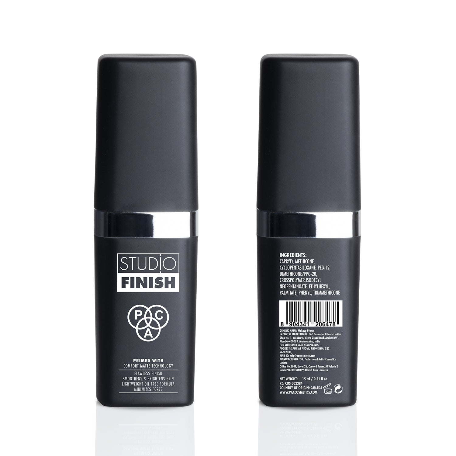 PAC Cosmetics Studio Finish Primer (15 ml)