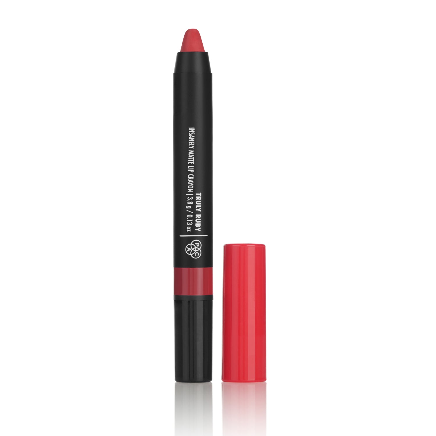 PAC Cosmetics Insanely Matte Lip Crayon (3.8 gm) #Color_Truly Ruby