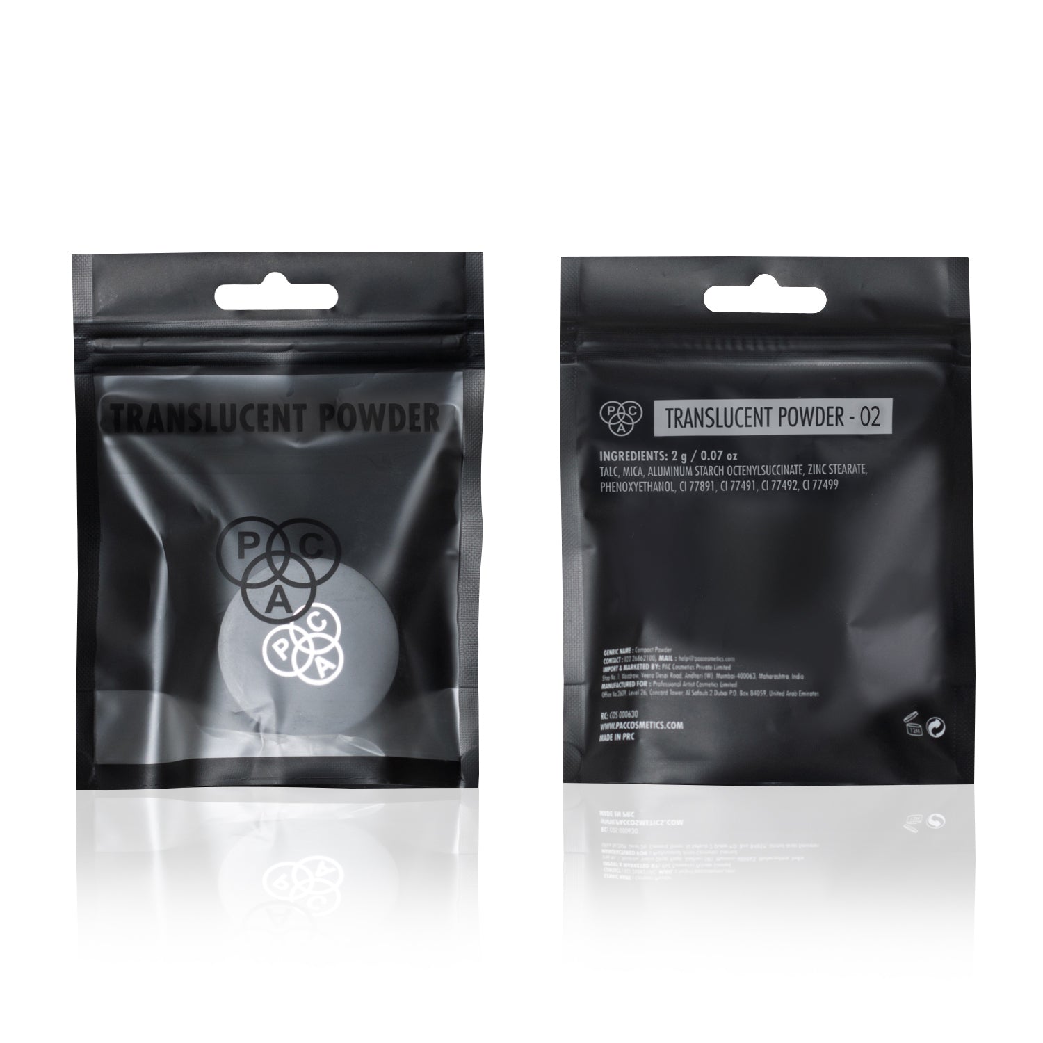 PAC Cosmetics Translucent Powder #Size_2 gm+#Color_2