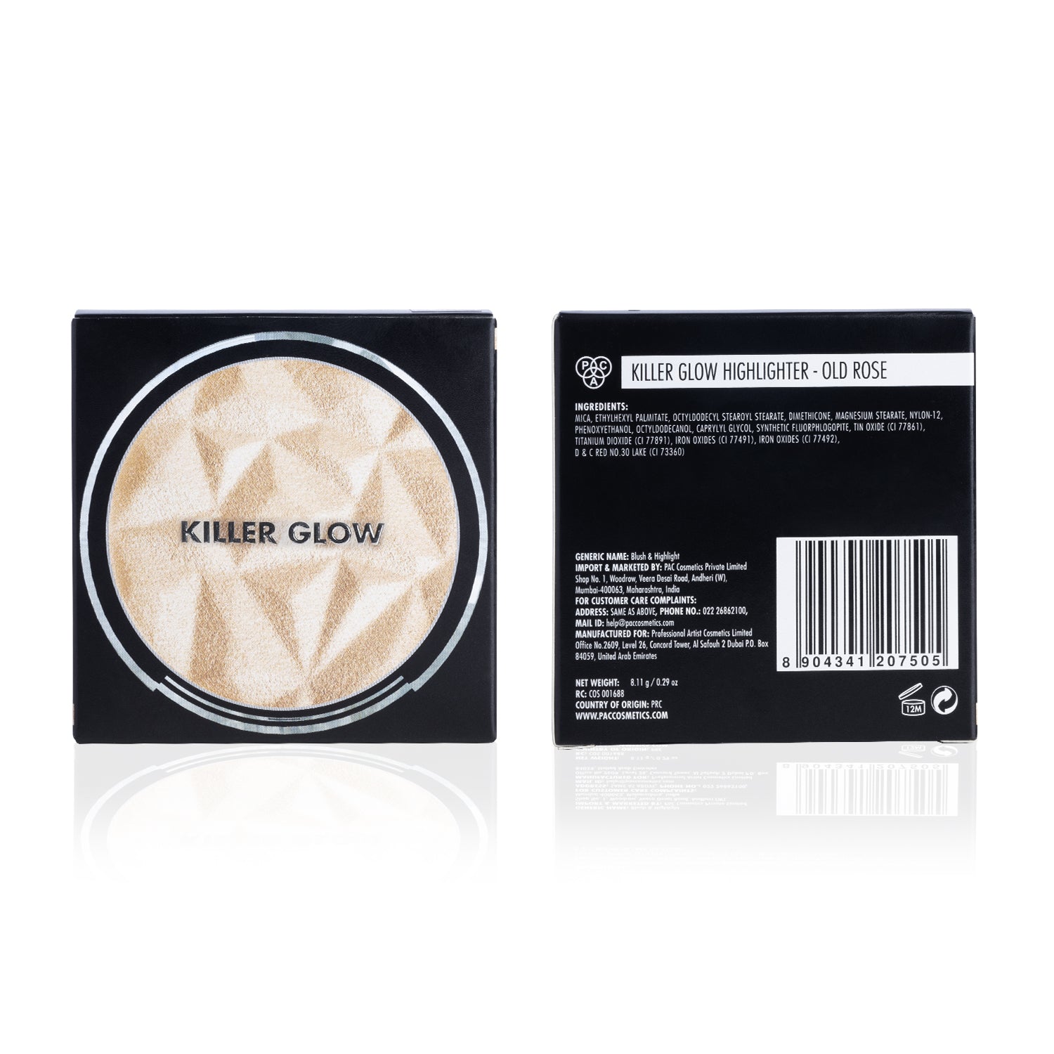 PAC Cosmetics Killer Glow (8.11 gm) #Color_Old Rose