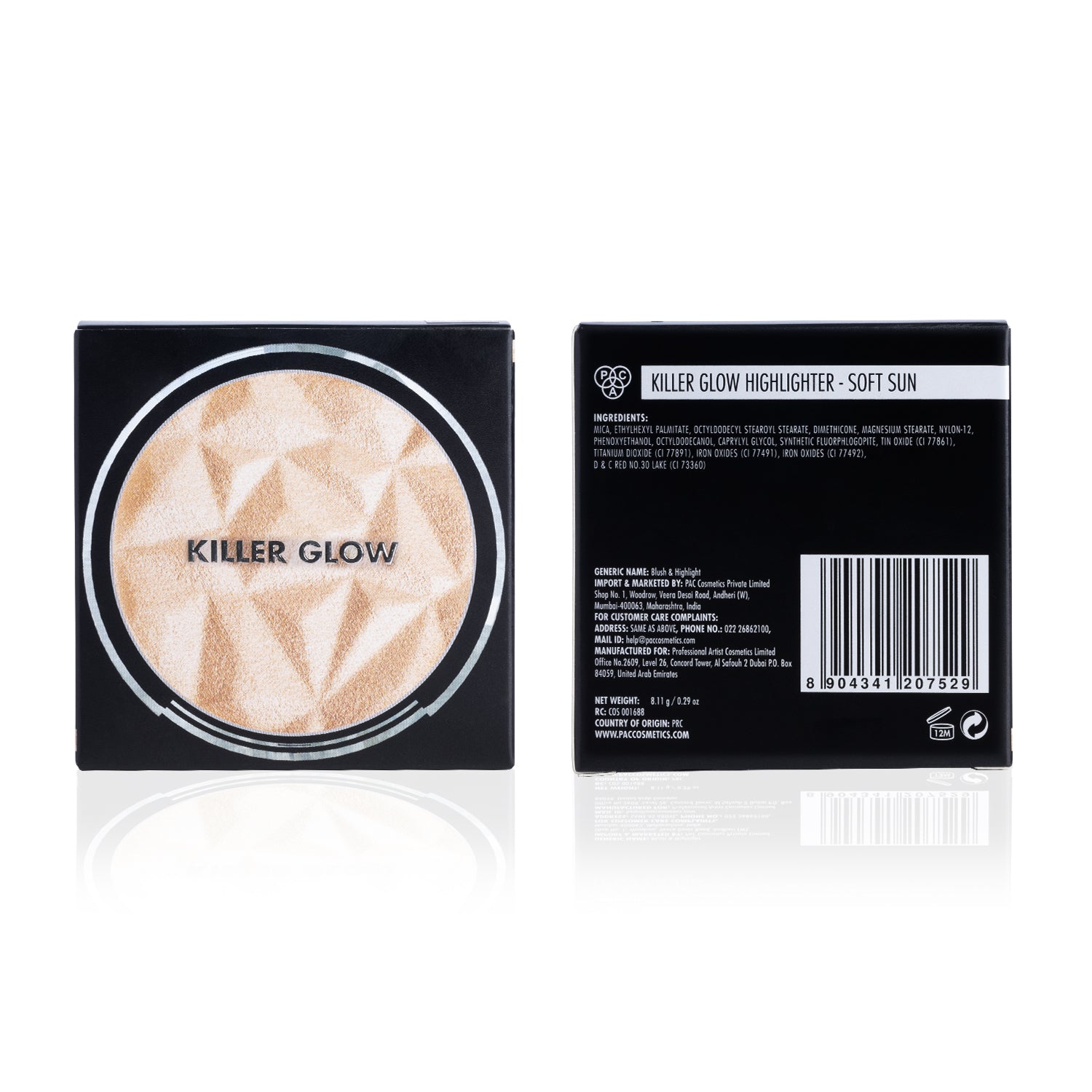 PAC Cosmetics Killer Glow (8.11 gm) #Color_Soft Sun