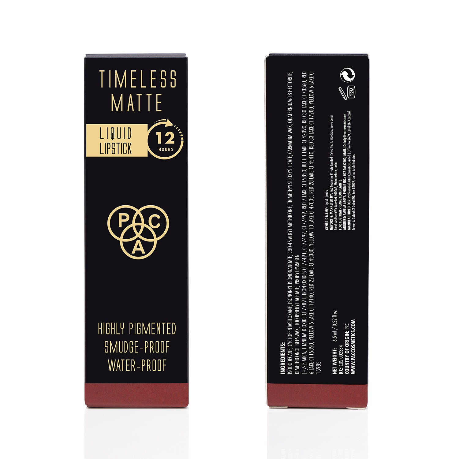 PAC Cosmetics Timeless Matte #Size_6.5 ml+#Color_Classic Red