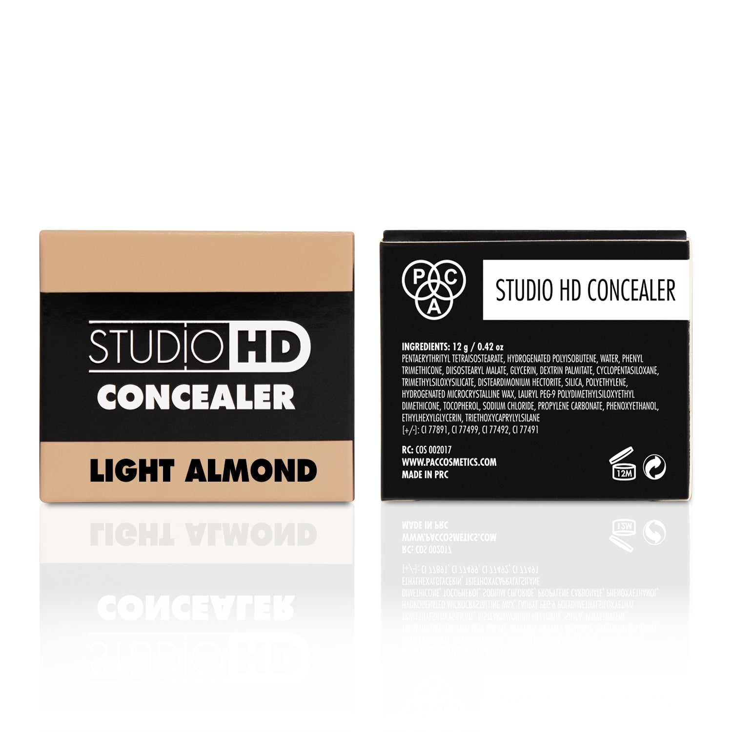 PAC Cosmetics Studio HD Concealer (12 gm) #Color_Light Almond