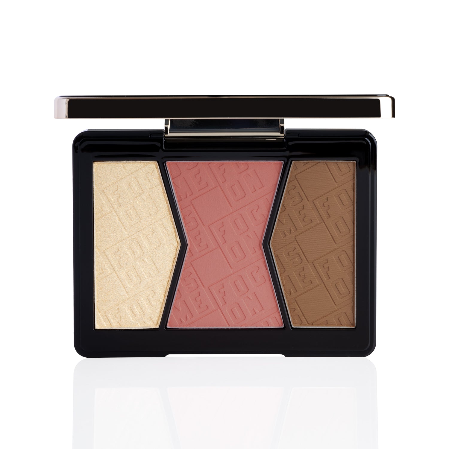 PAC Cosmetics Focus On Me Blush & Highlight X3 (14.5 gm) #Color_Dark