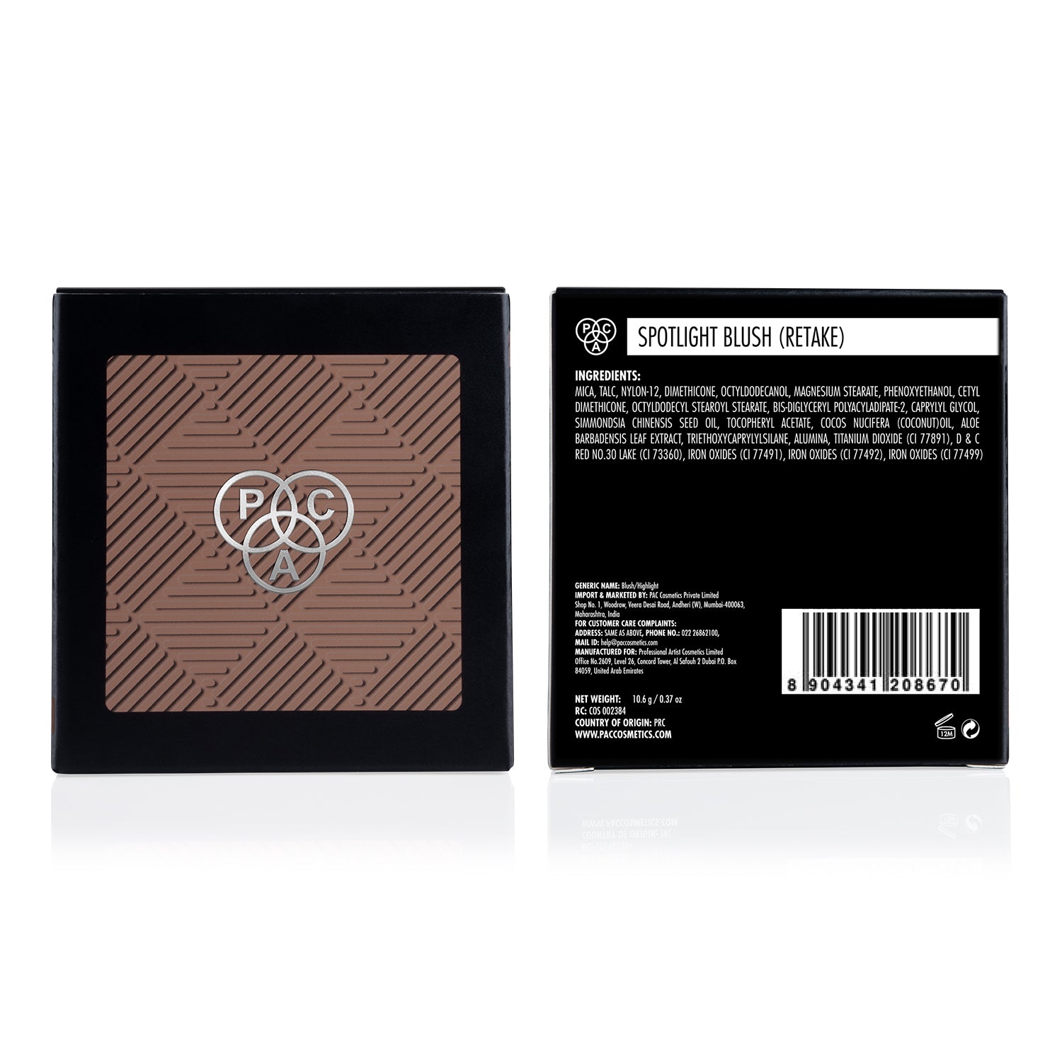 PAC Cosmetics Spotlight Blush (10.6 gm) #Color_Retake