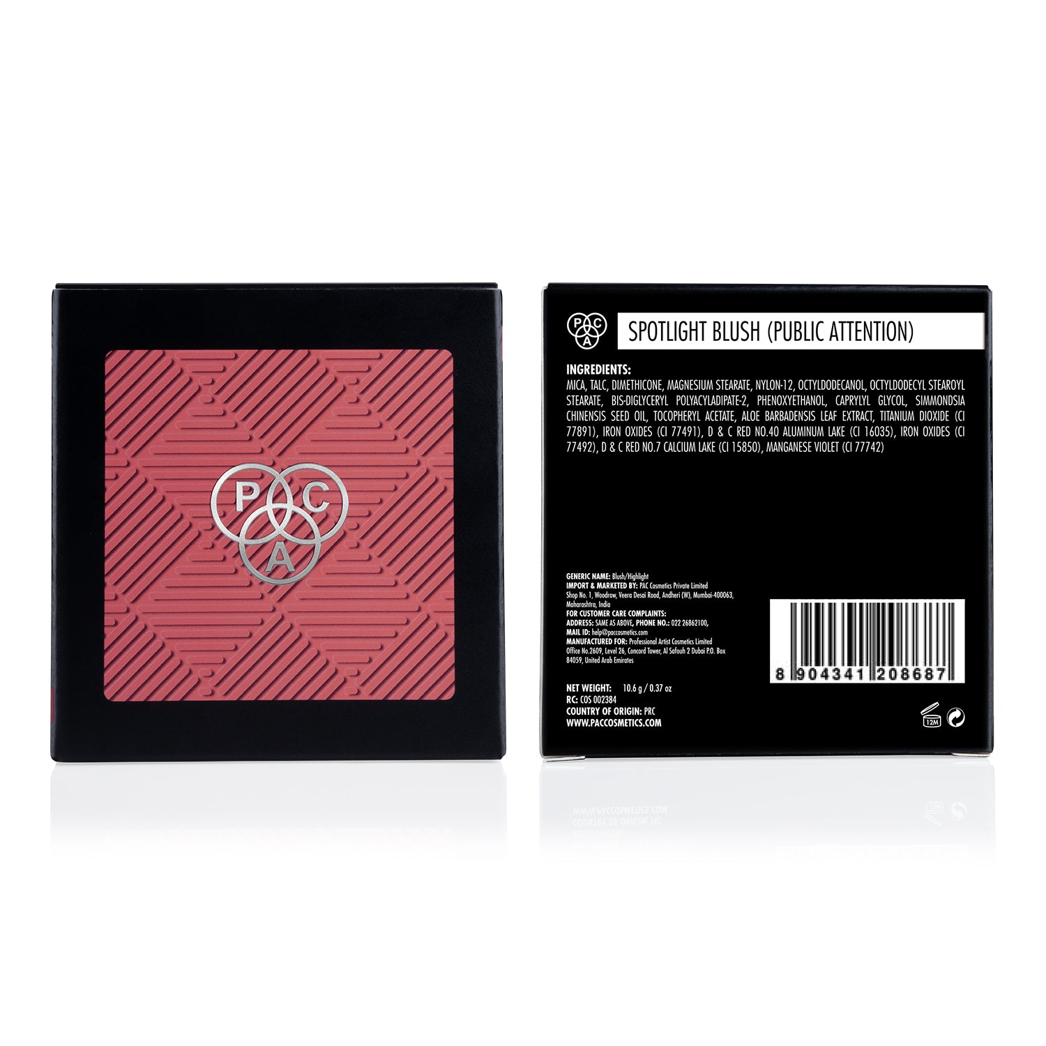 PAC Cosmetics Spotlight Blush (10.6 gm) #Color_Public Attention