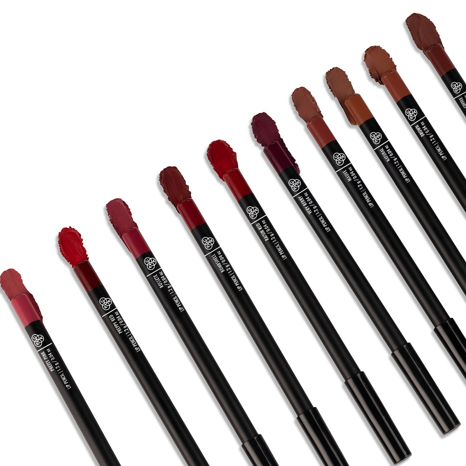 PAC Cosmetics Studio Lip Pencil Vault (Set of 10) (1.2 gm)