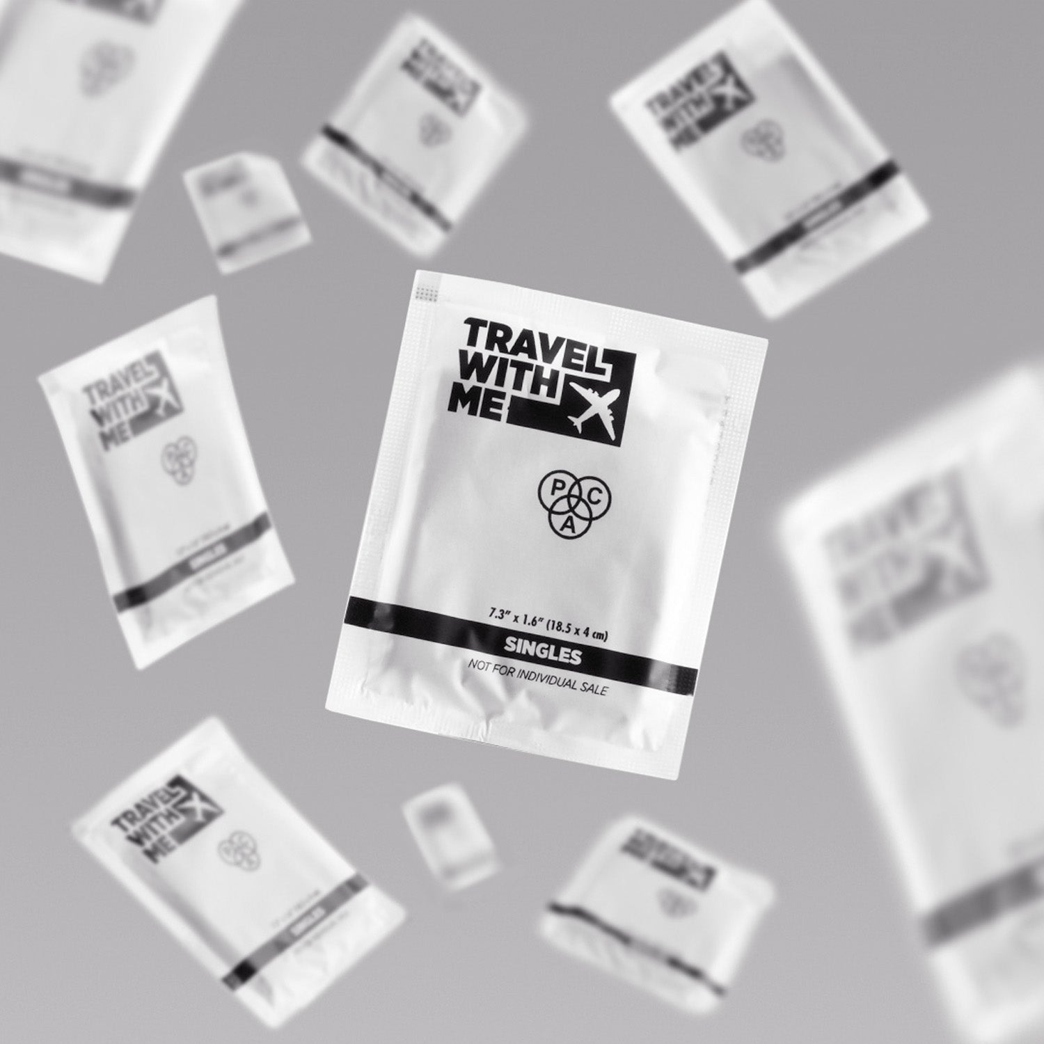 PAC Cosmetics Travel With Me Charcoal Wipes (Singles) (30 N)