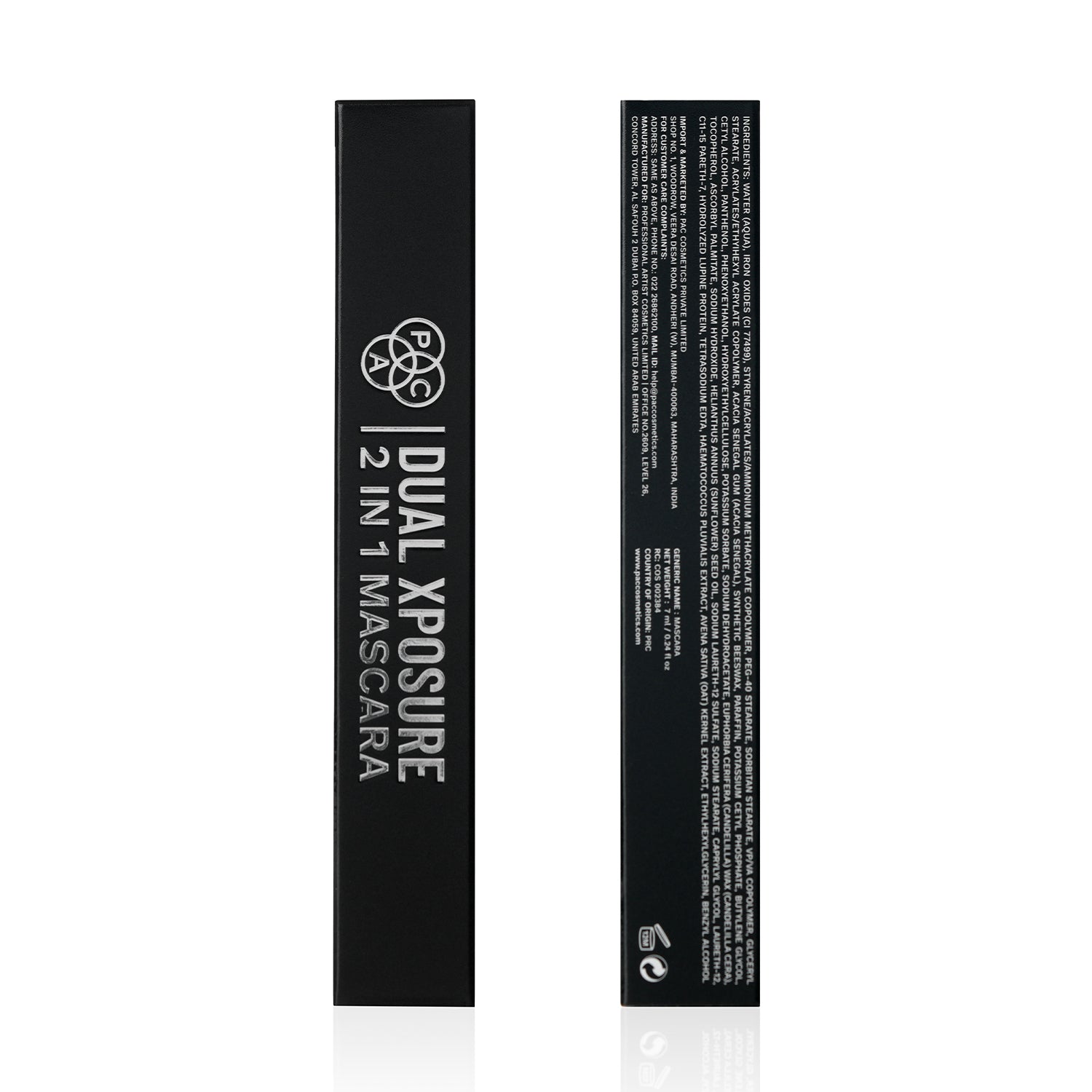 PAC Cosmetics Dual Xposure Mascara (7 ml)