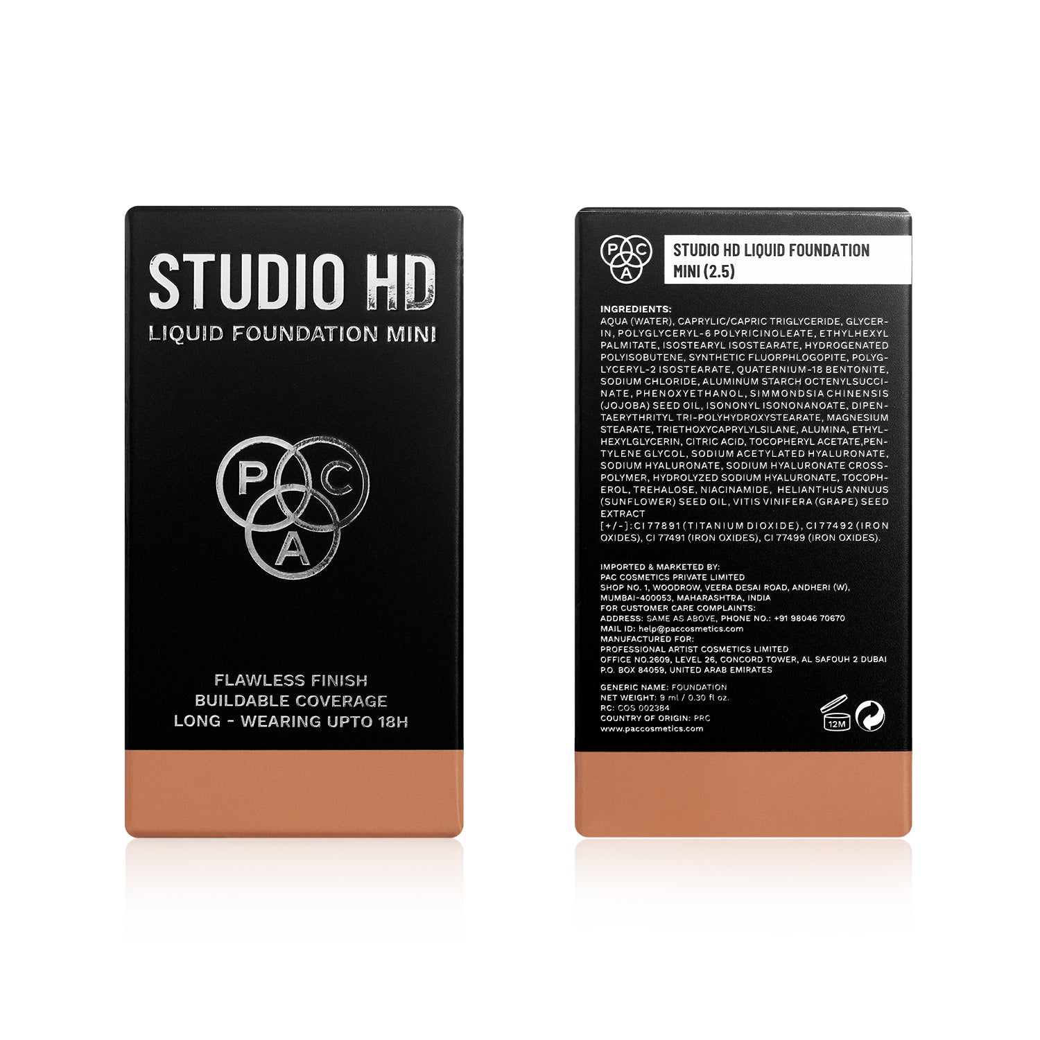 PAC Studio HD Liquid Foundation Mini #Color_2.5