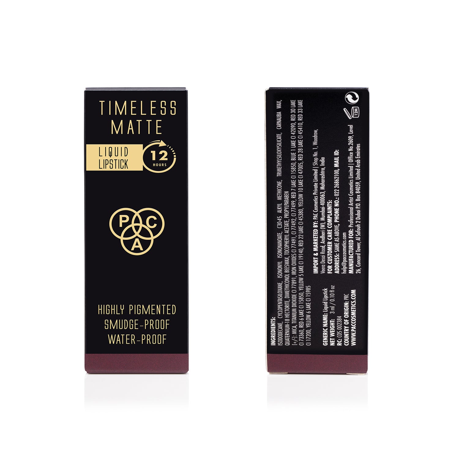 PAC Cosmetics Timeless Matte #Size_3 ml+#Color_Bite