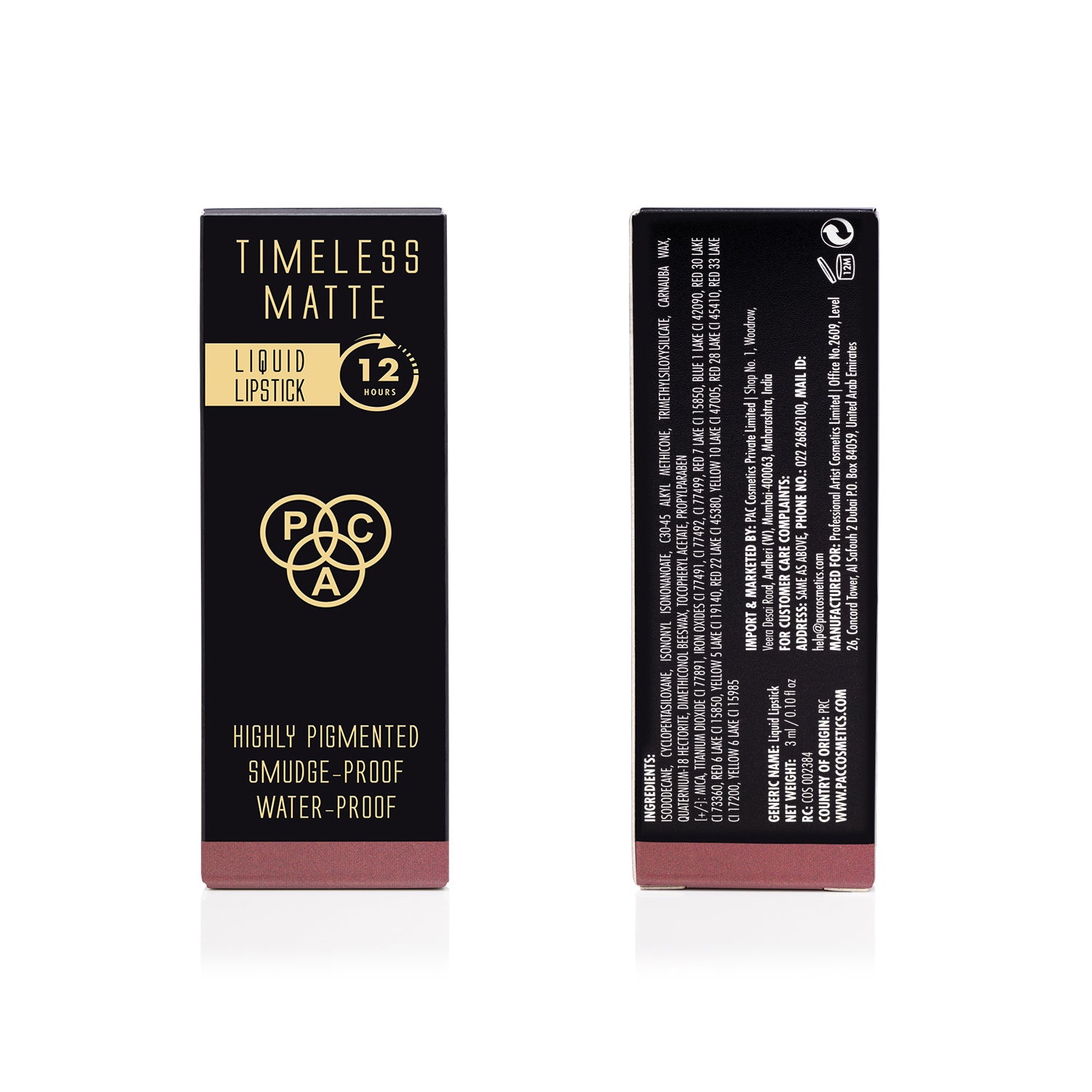 PAC Cosmetics Timeless Matte #Size_3 ml+#Color_Nutty Doodle