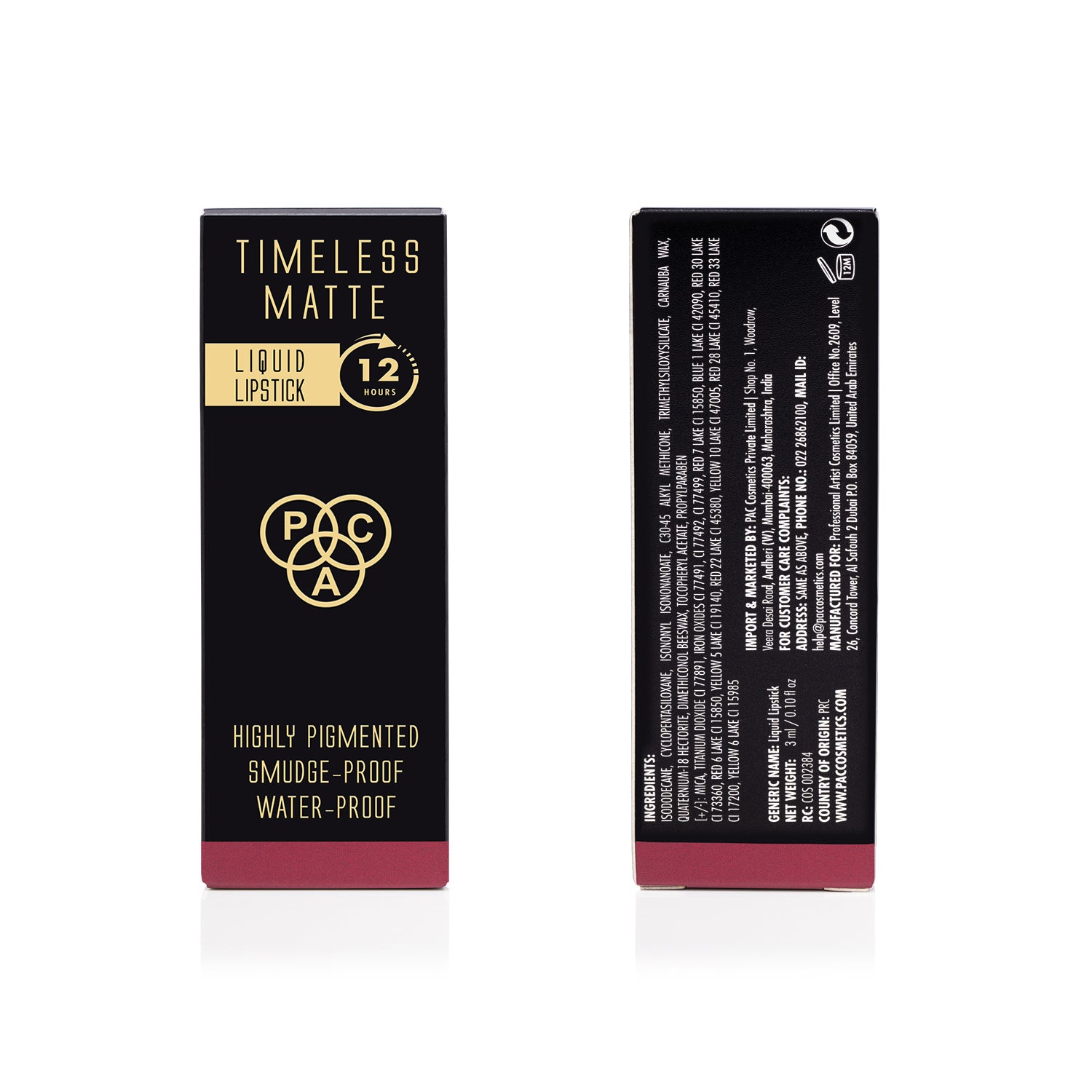 PAC Cosmetics Timeless Matte #Size_3 ml+#Color_Love bite
