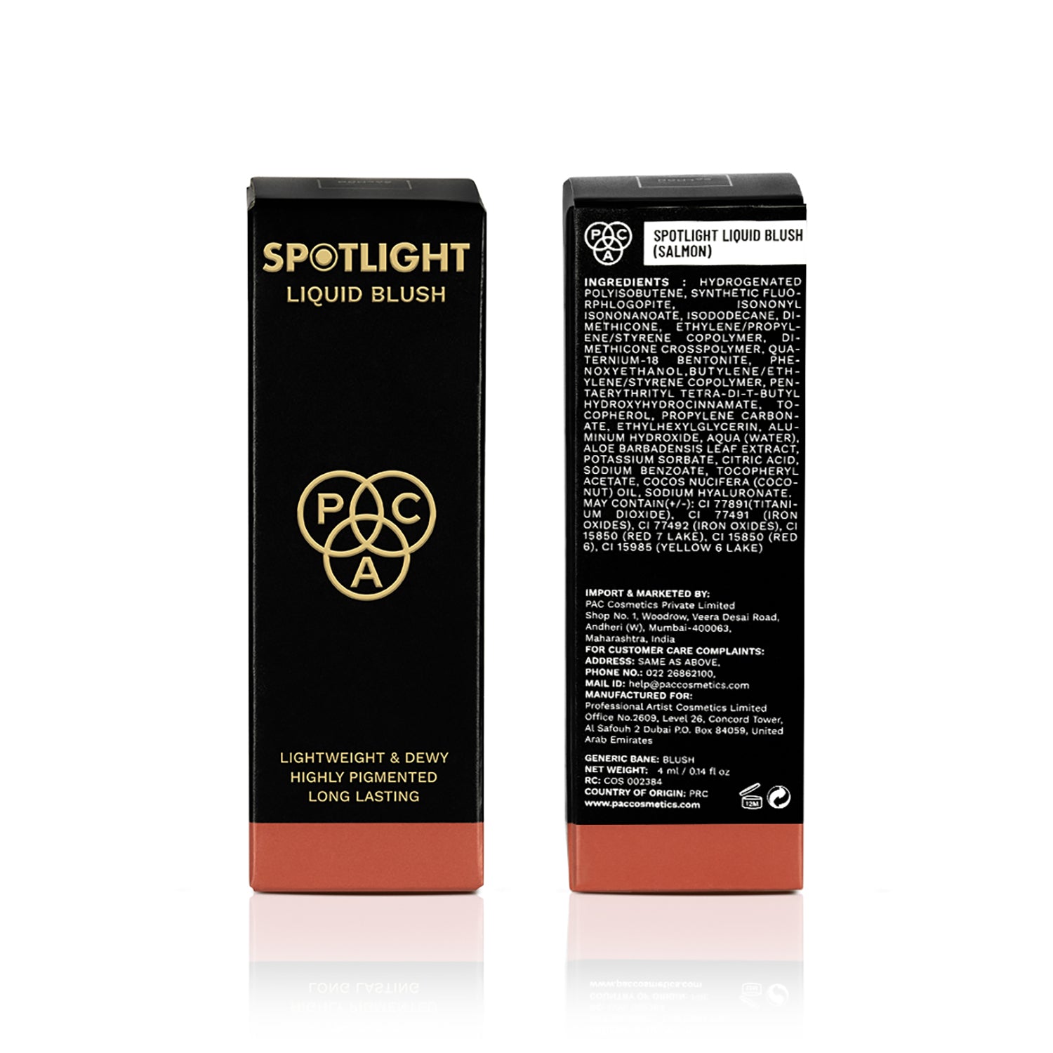 Pac Cosmetics Spotlight Liquid Blush #Color_Salmon